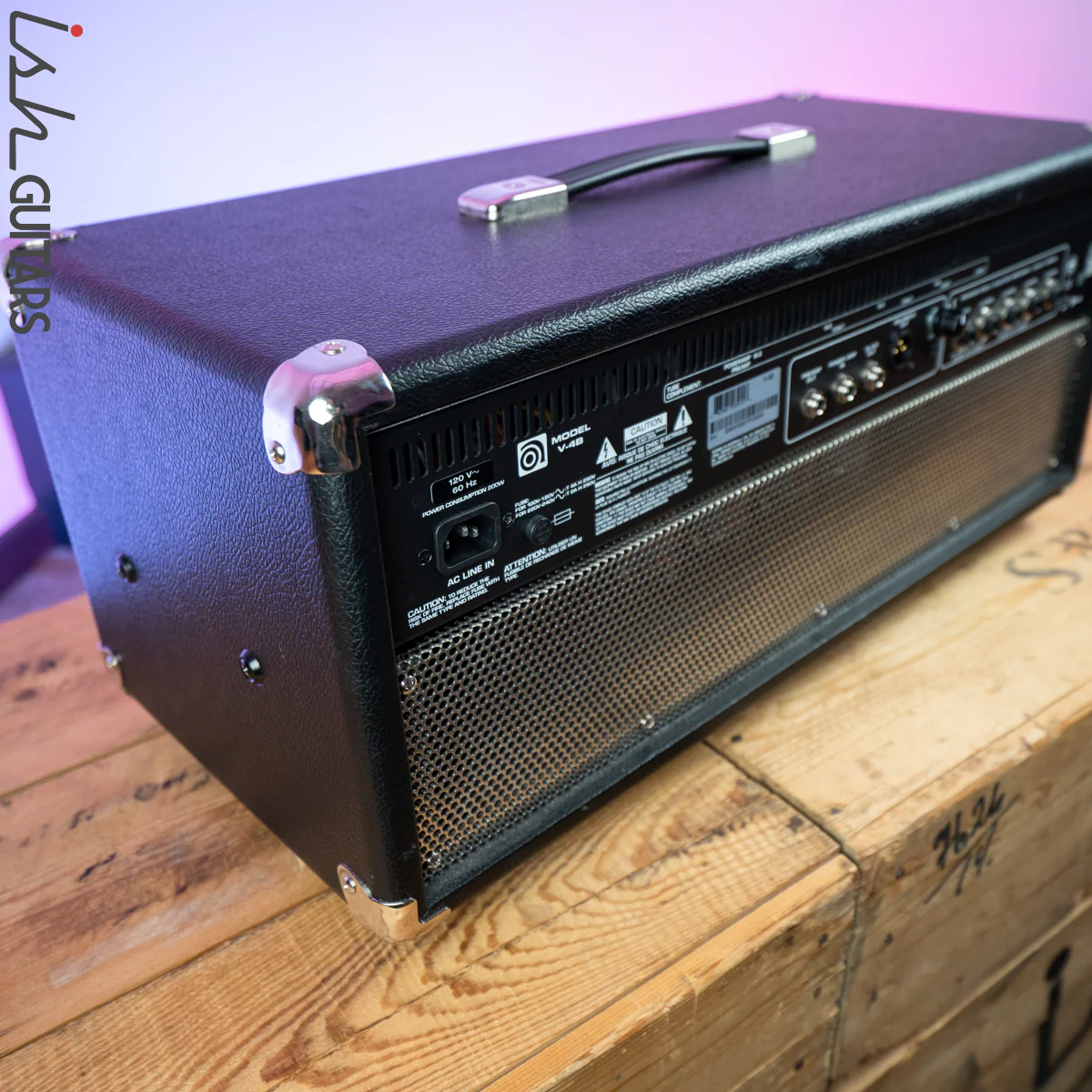 Ampeg V-4B 100w Bass Amplifier Head Reissue - Image 12