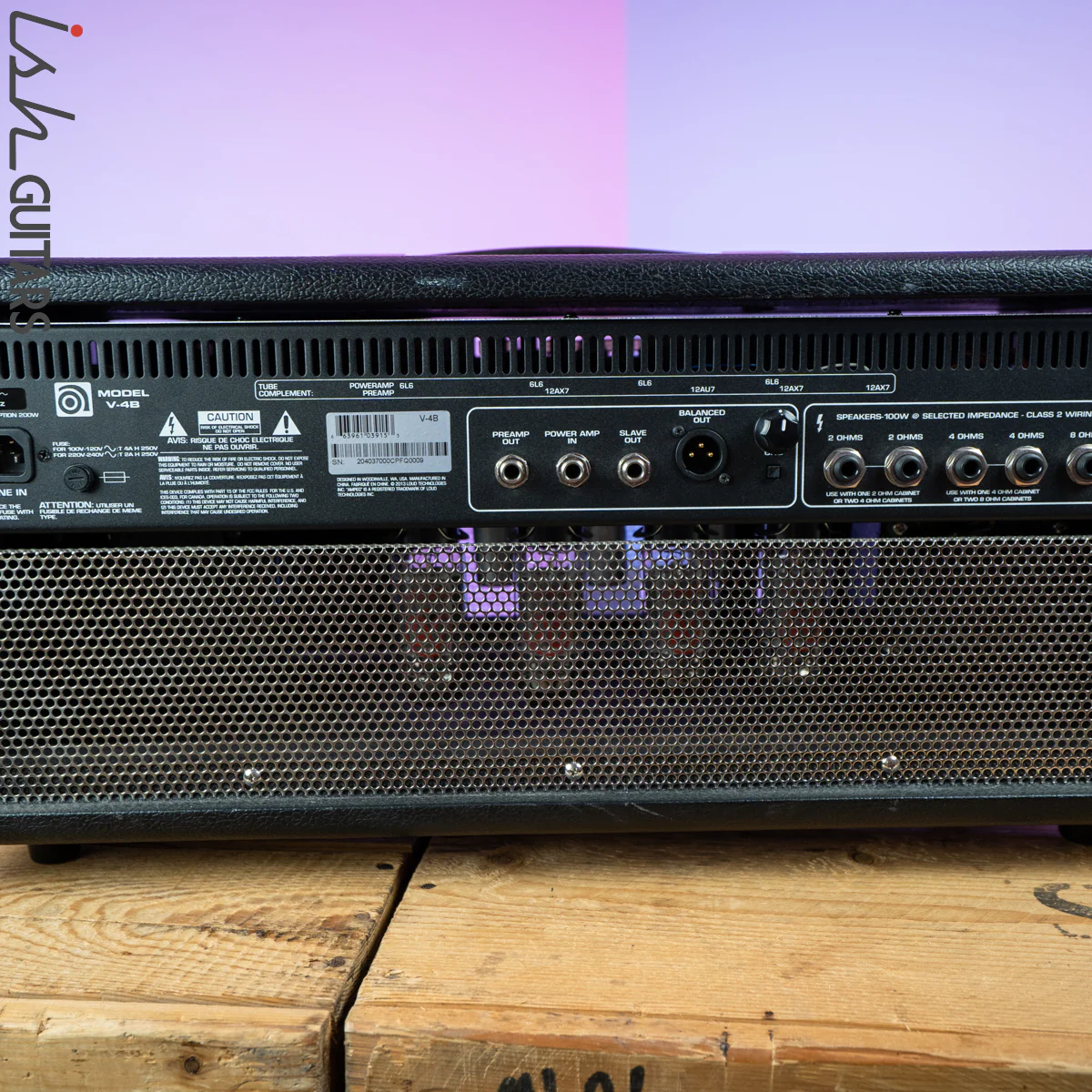 Ampeg V-4B 100w Bass Amplifier Head Reissue - Image 9