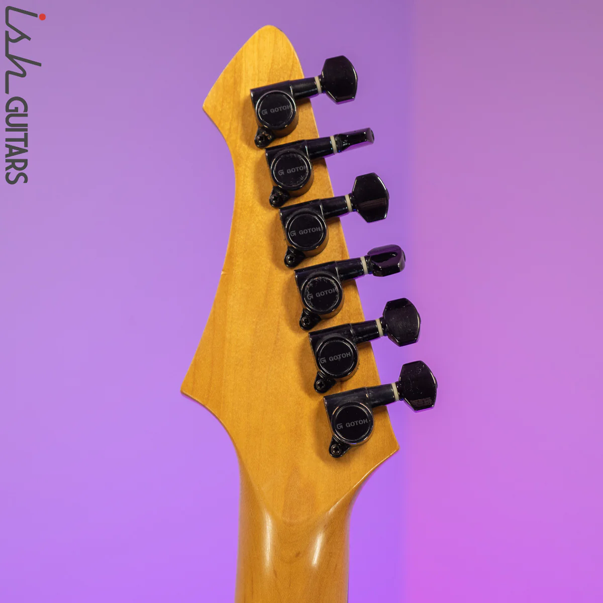 Aria Pro II Fullerton Strat HSS Dark Translucent Blue - Image 15