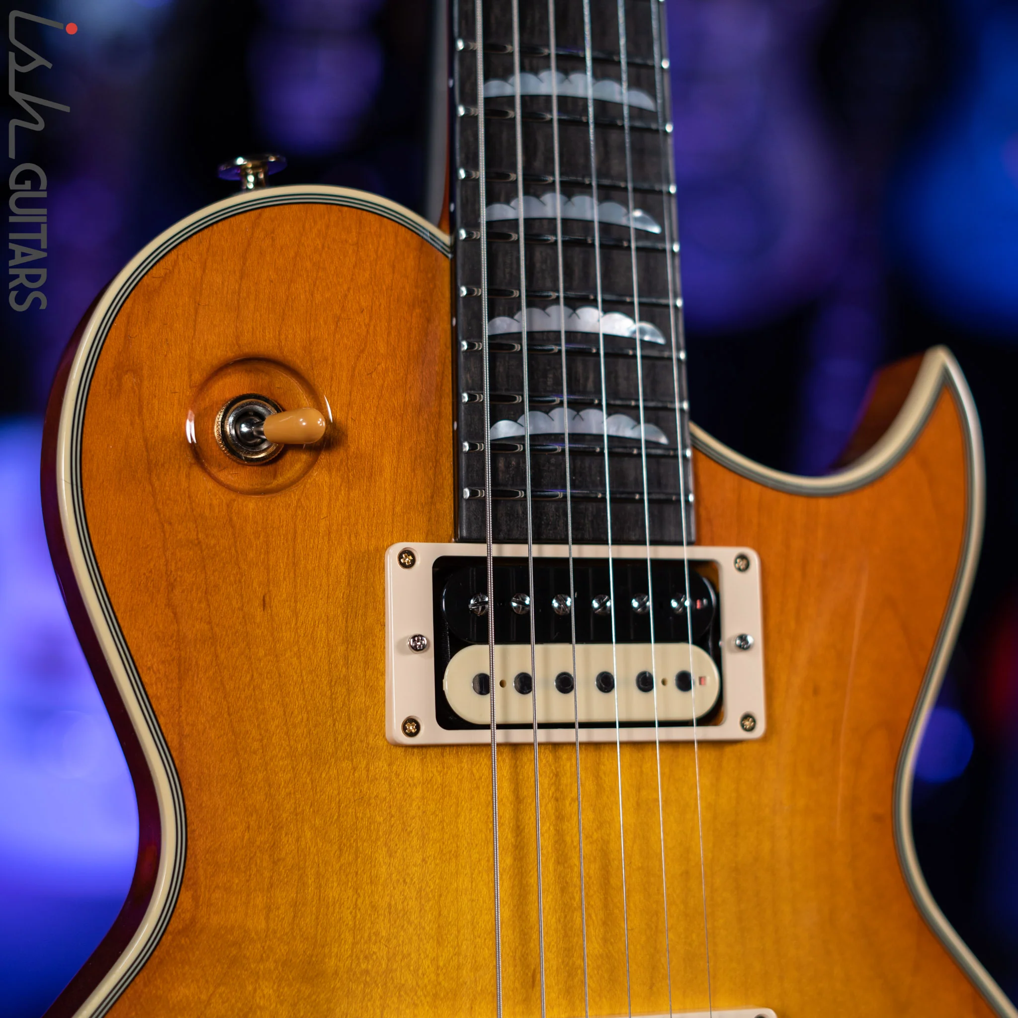 Aria Pro II PE-R80 Lemon Drop Made in Japan MIJ Electric Guitar - Image 3
