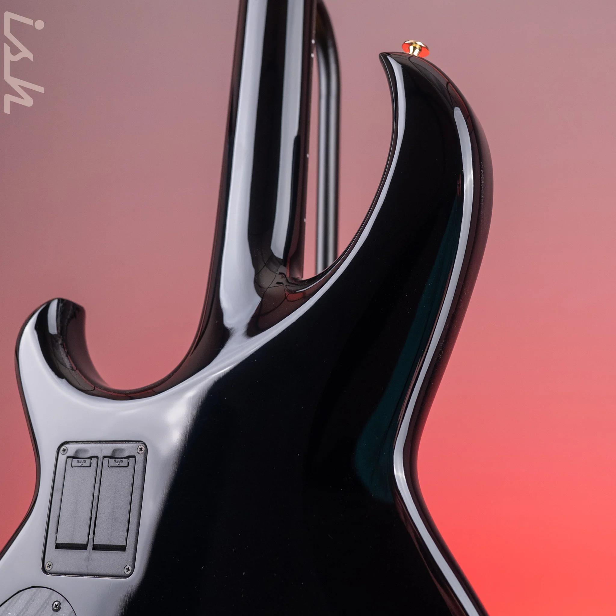 Aria Pro II SB-1000 4-String Bass Black - Image 8