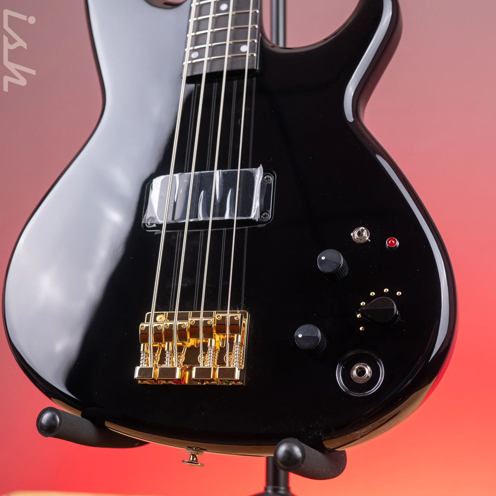 Aria Pro II SB-1000 4-String Bass Black - Image 4