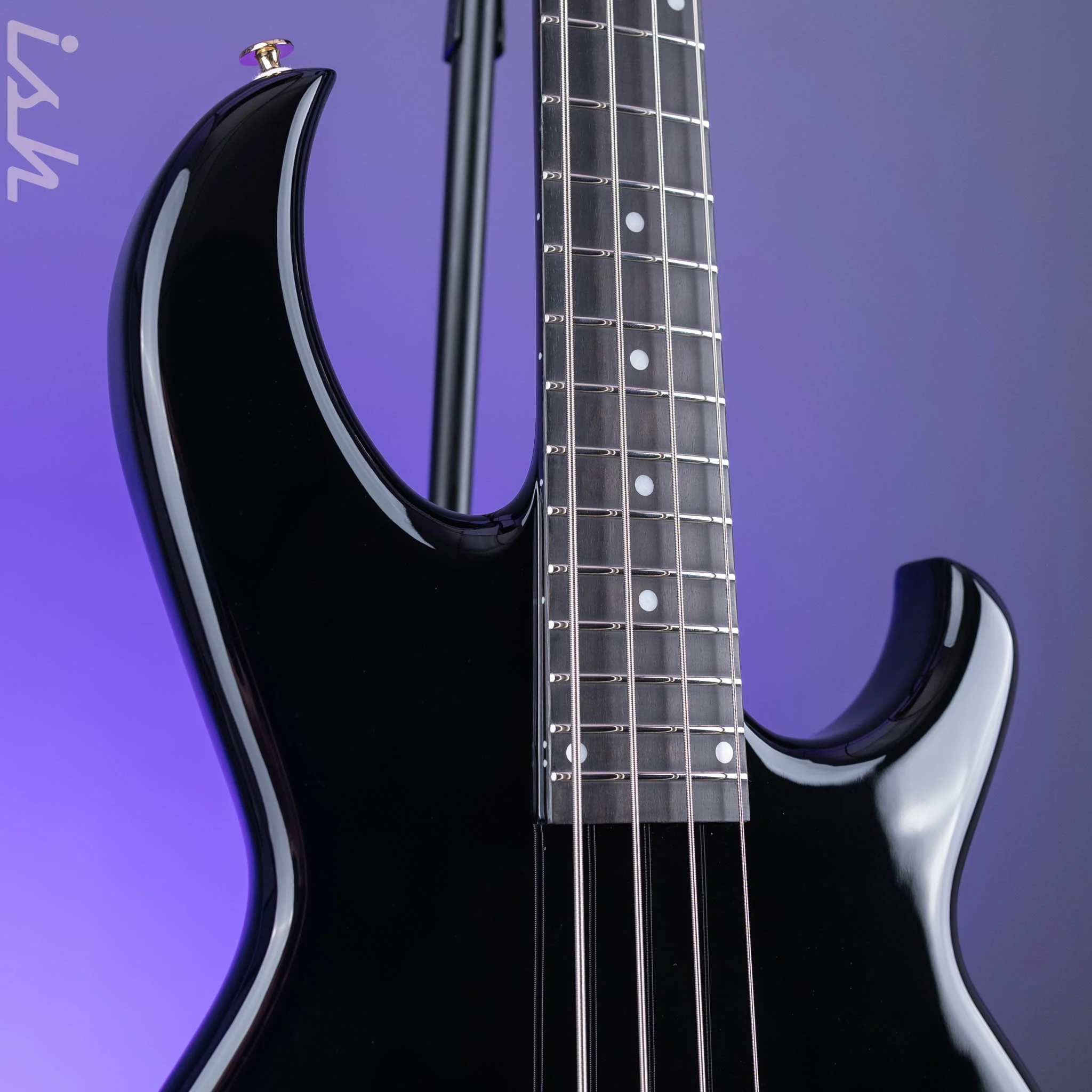 Aria Pro II SB-1000 4-String Bass Black - Image 3