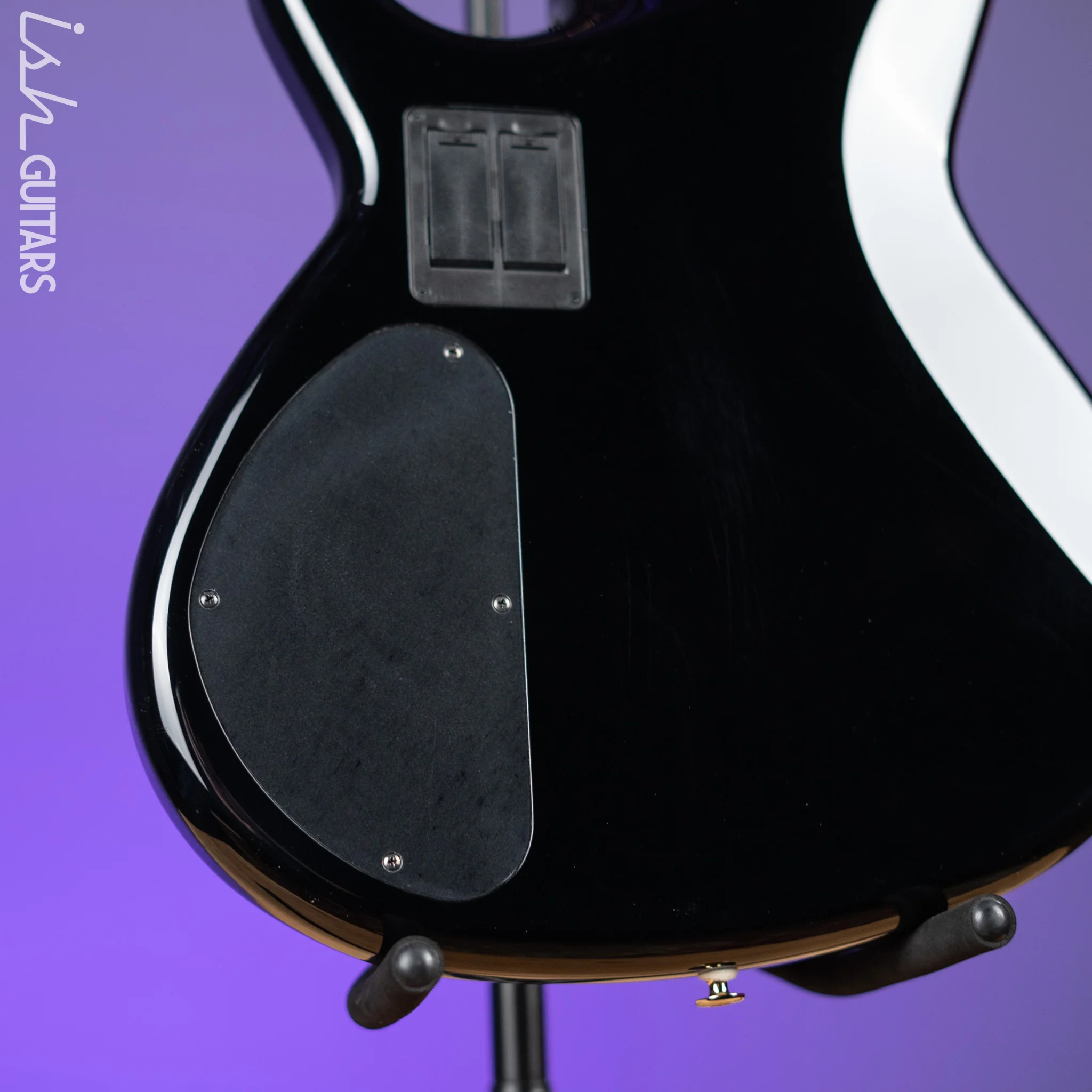 Aria Pro II SB-1000 4-String Bass Guitar Black - Image 9