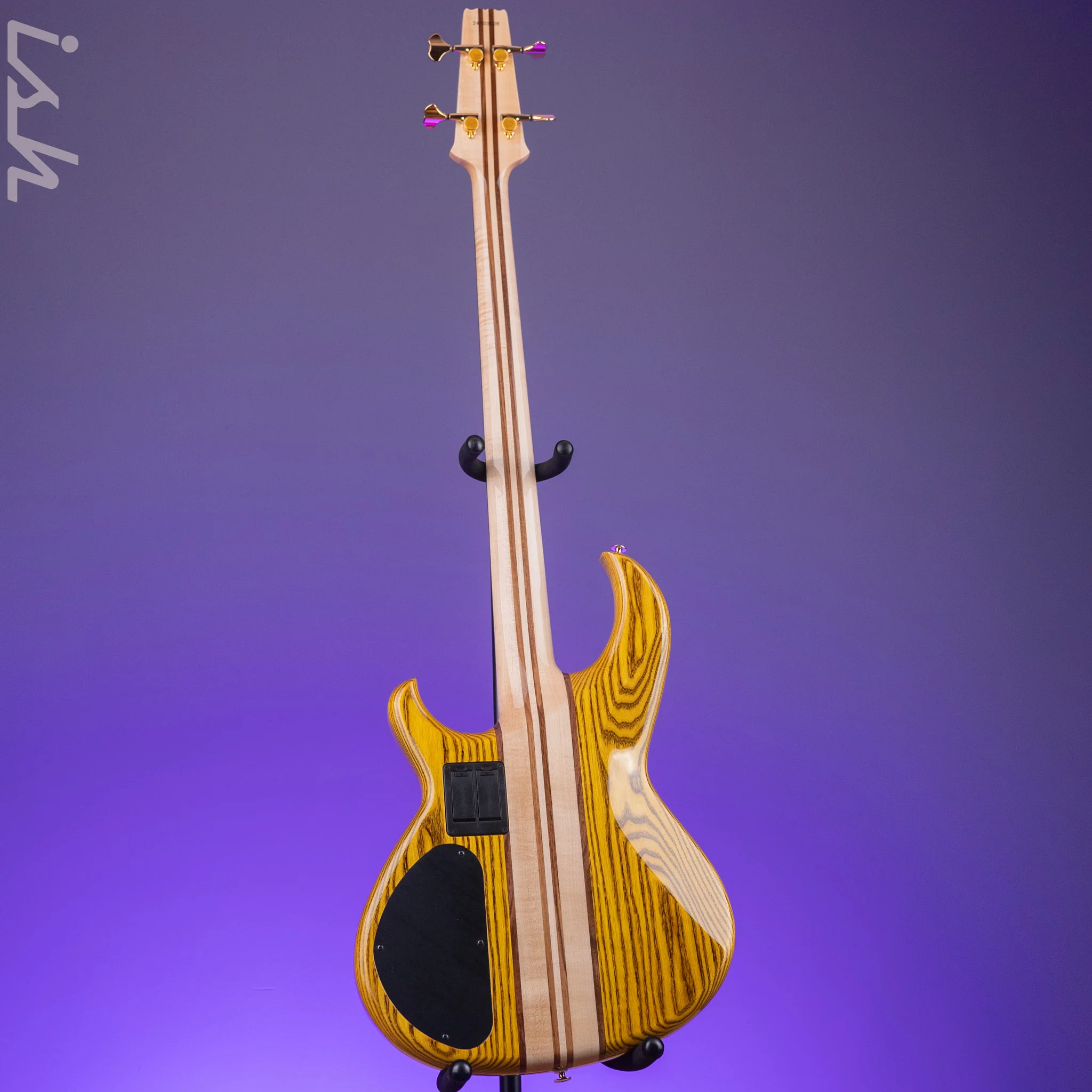 Aria Pro II SB-1000 4-String Bass Natural Oak - Image 6