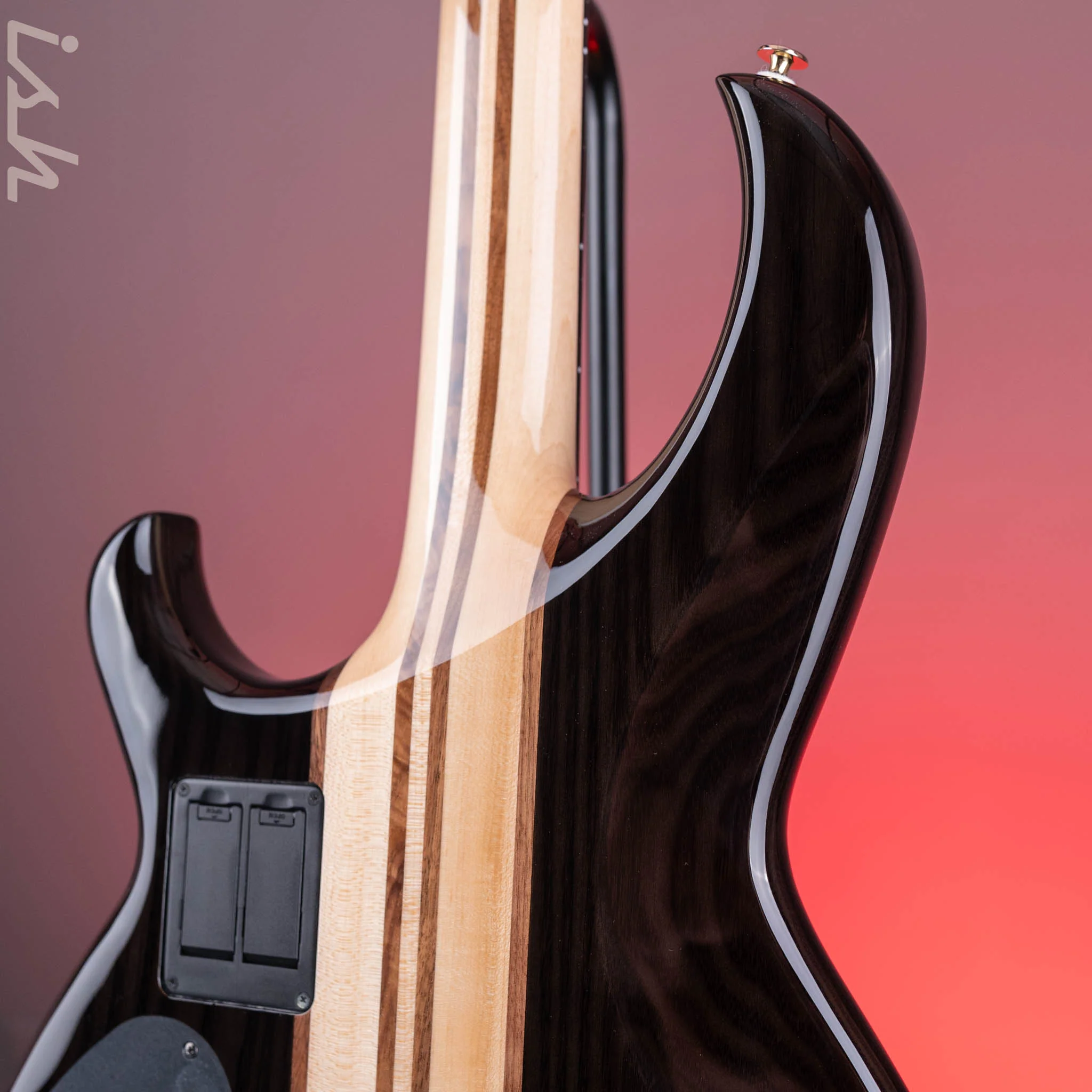 Aria Pro II SB-1000 4-String Bass See-Through Black - Image 8