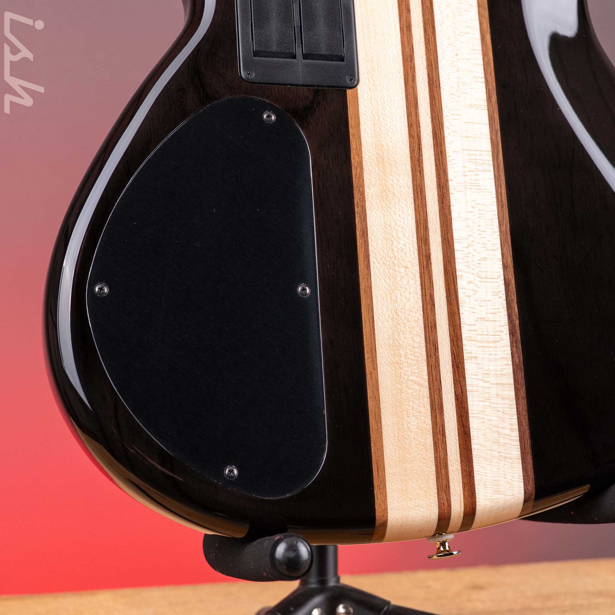 Aria Pro II SB-1000 4-String Bass See-Through Black NAMM Demo - Image 10
