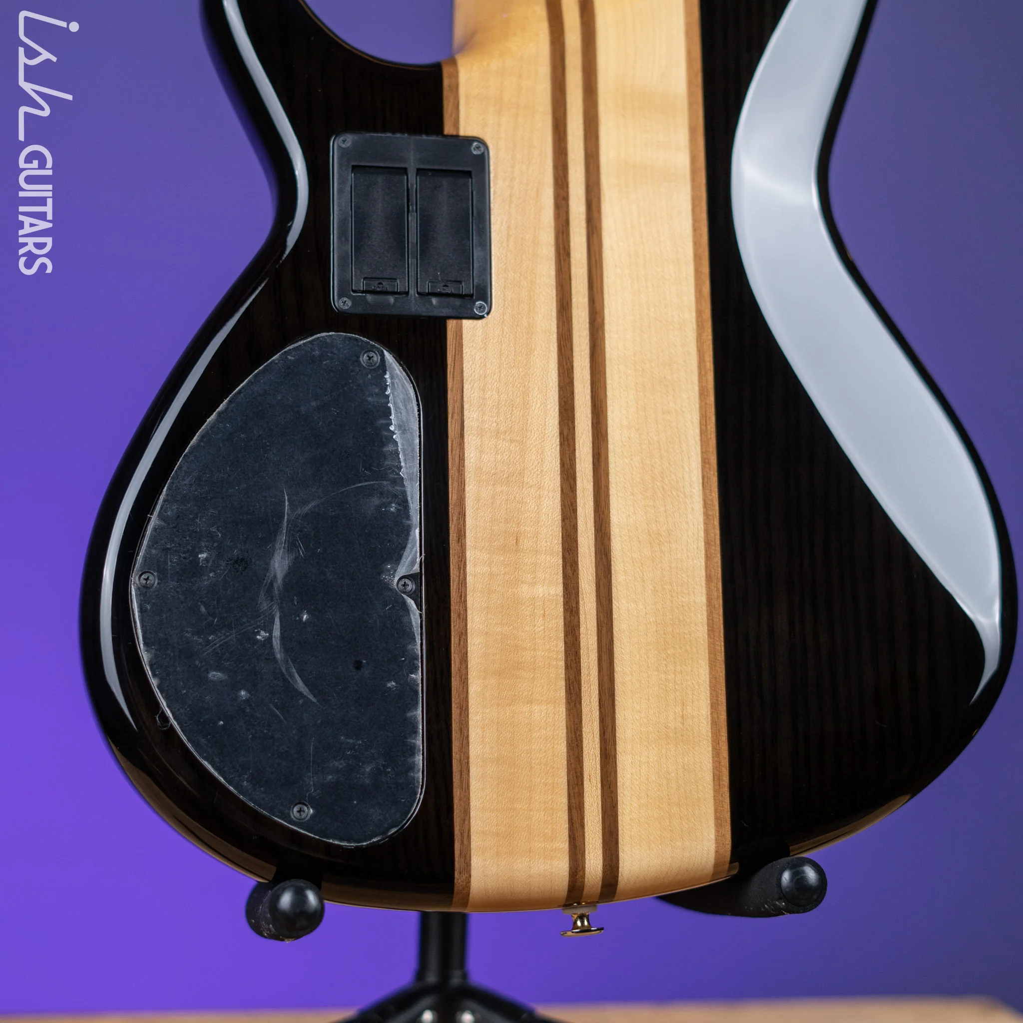 Aria Pro II SB-1000 5-String See Through Bass Black Demo - Image 9