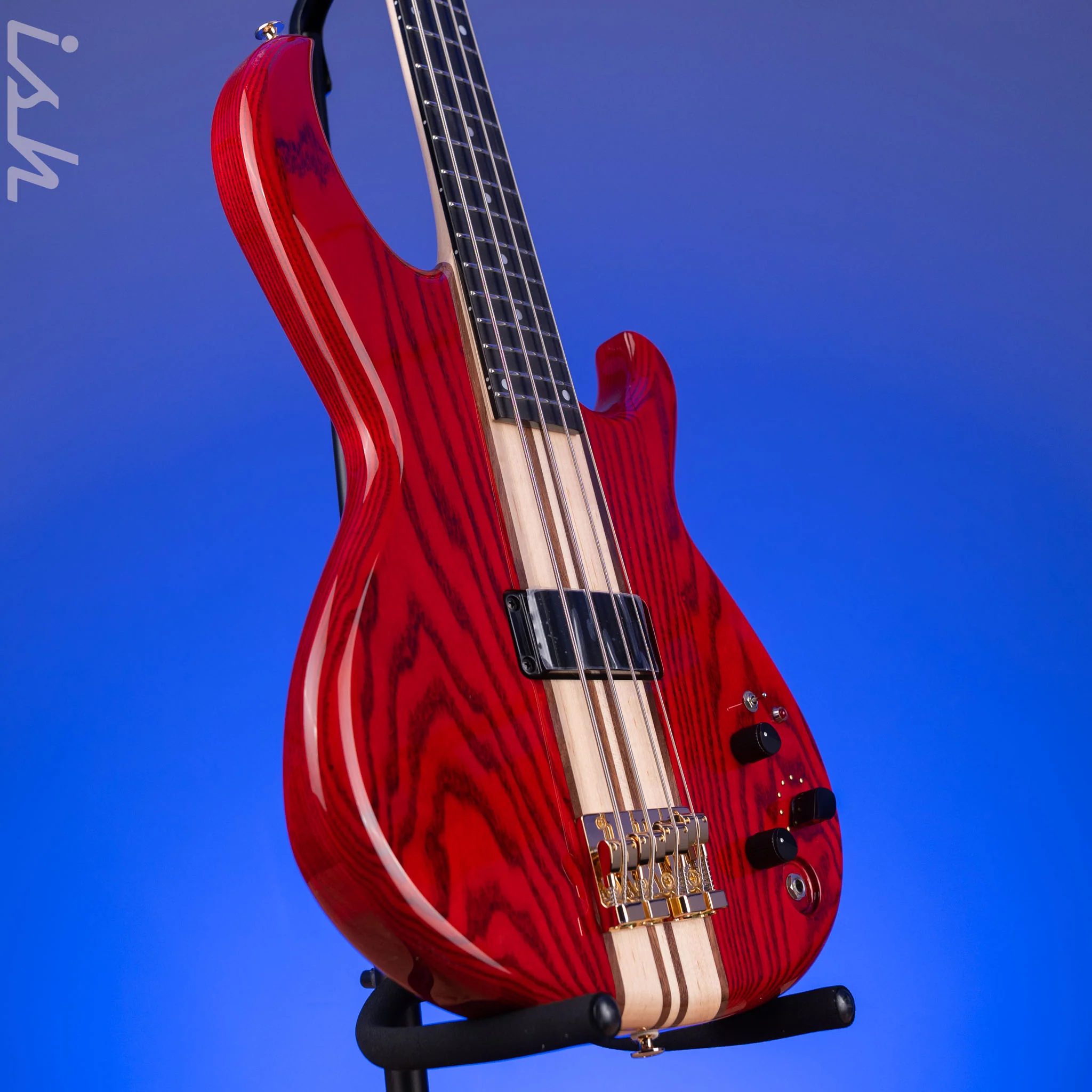 Aria Pro II SB-1000 Bass 4-String Paduak Red - Image 3