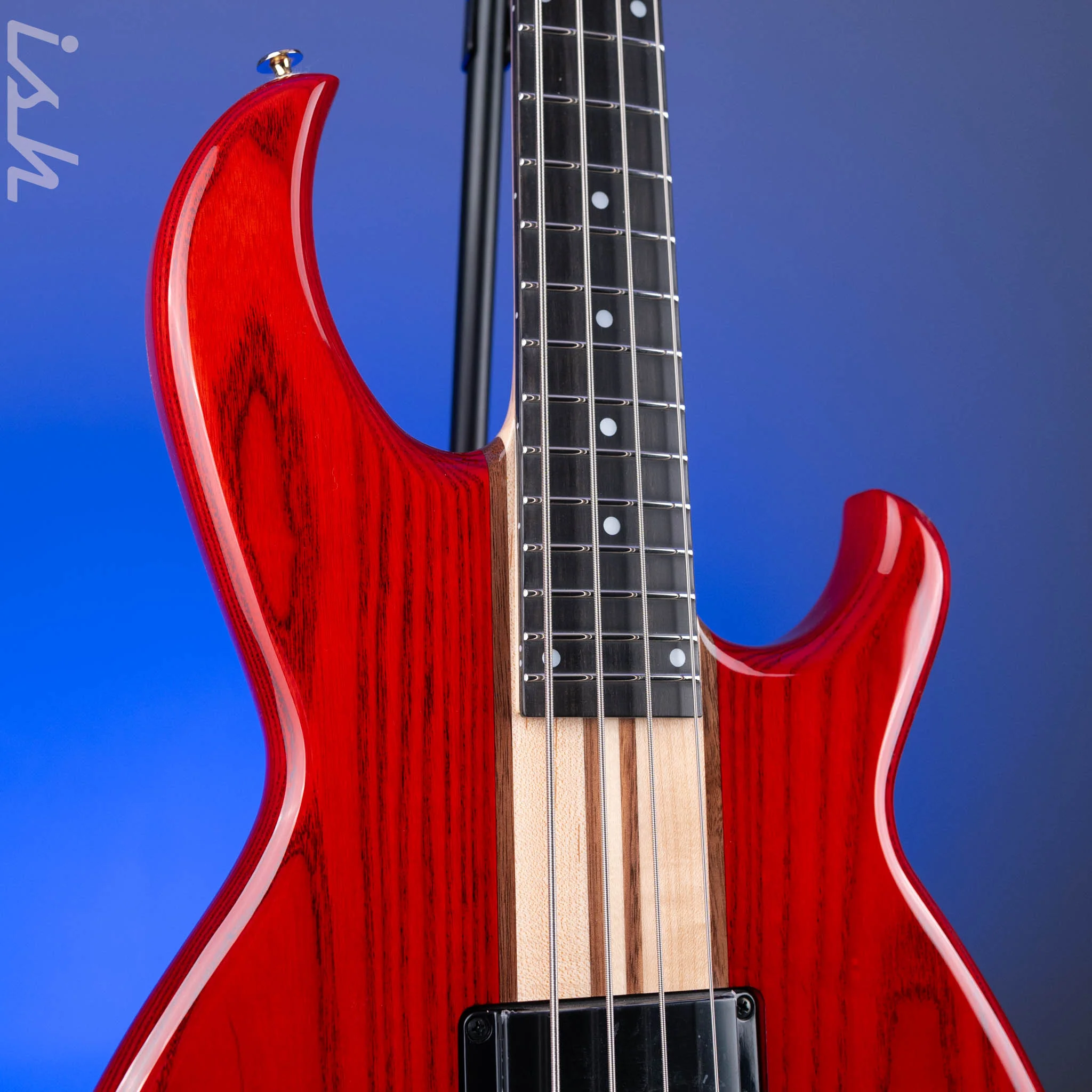 Aria Pro II SB-1000 Bass 4-String Paduak Red - Image 4