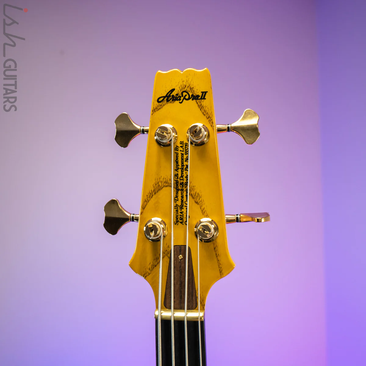 2020 Aria Pro II SB-1000B Reissue Bass Guitar Made in Japan Amber - Image 7