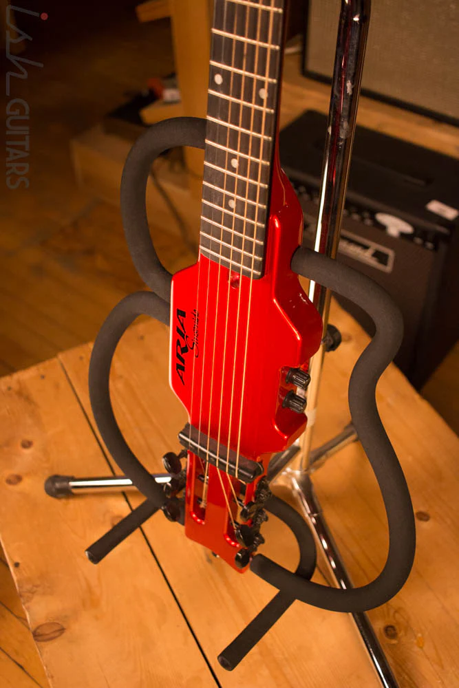 Aria Sinsonido Headless Travel Guitar Acoustic Electric - Image 5