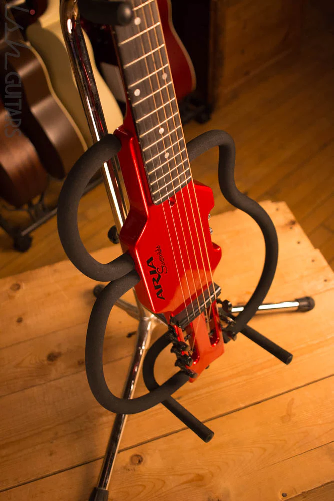 Aria Sinsonido Headless Travel Guitar Acoustic Electric - Image 6