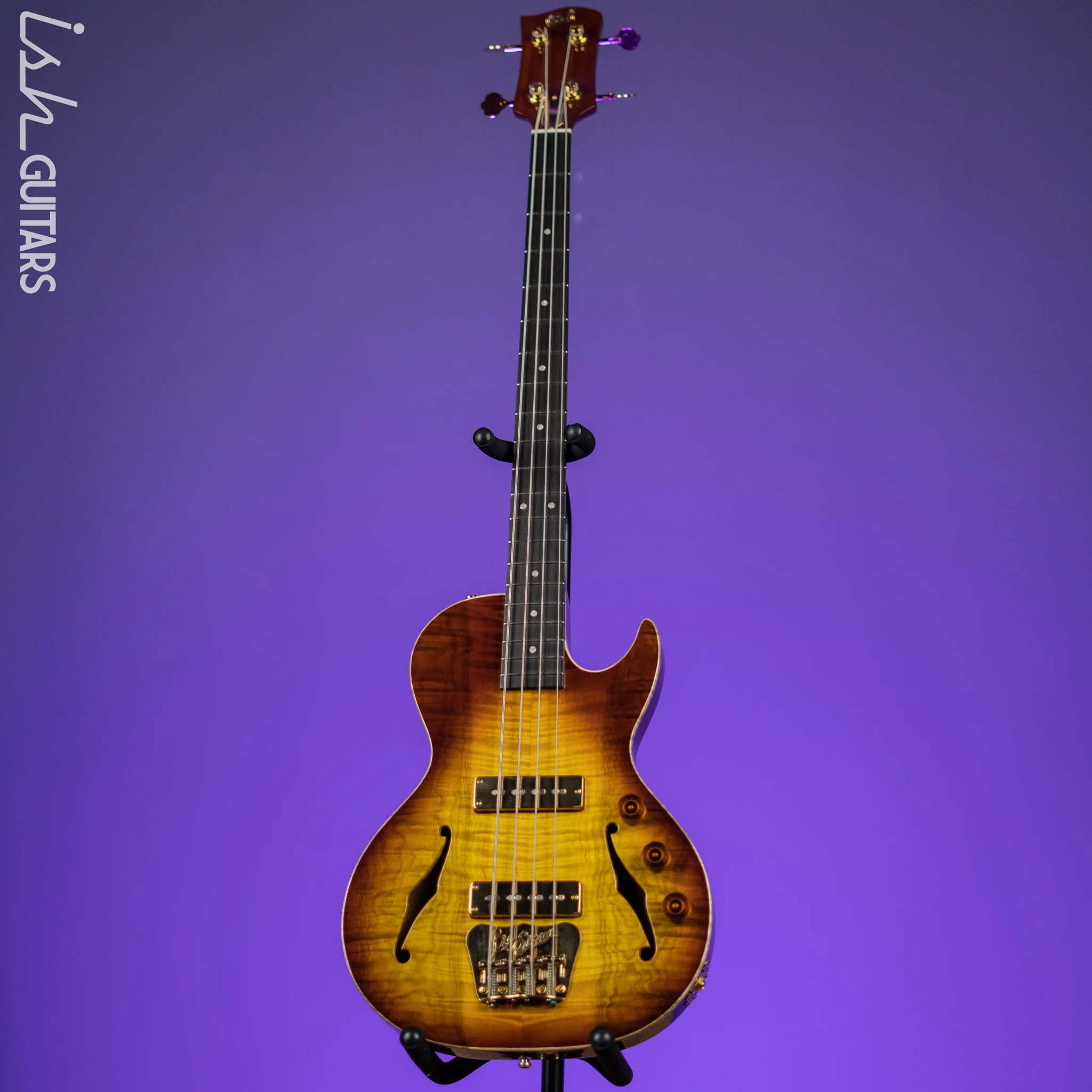 B&G Big Sister 4-String Bass Sunburst Tobacco Burst - Image 2