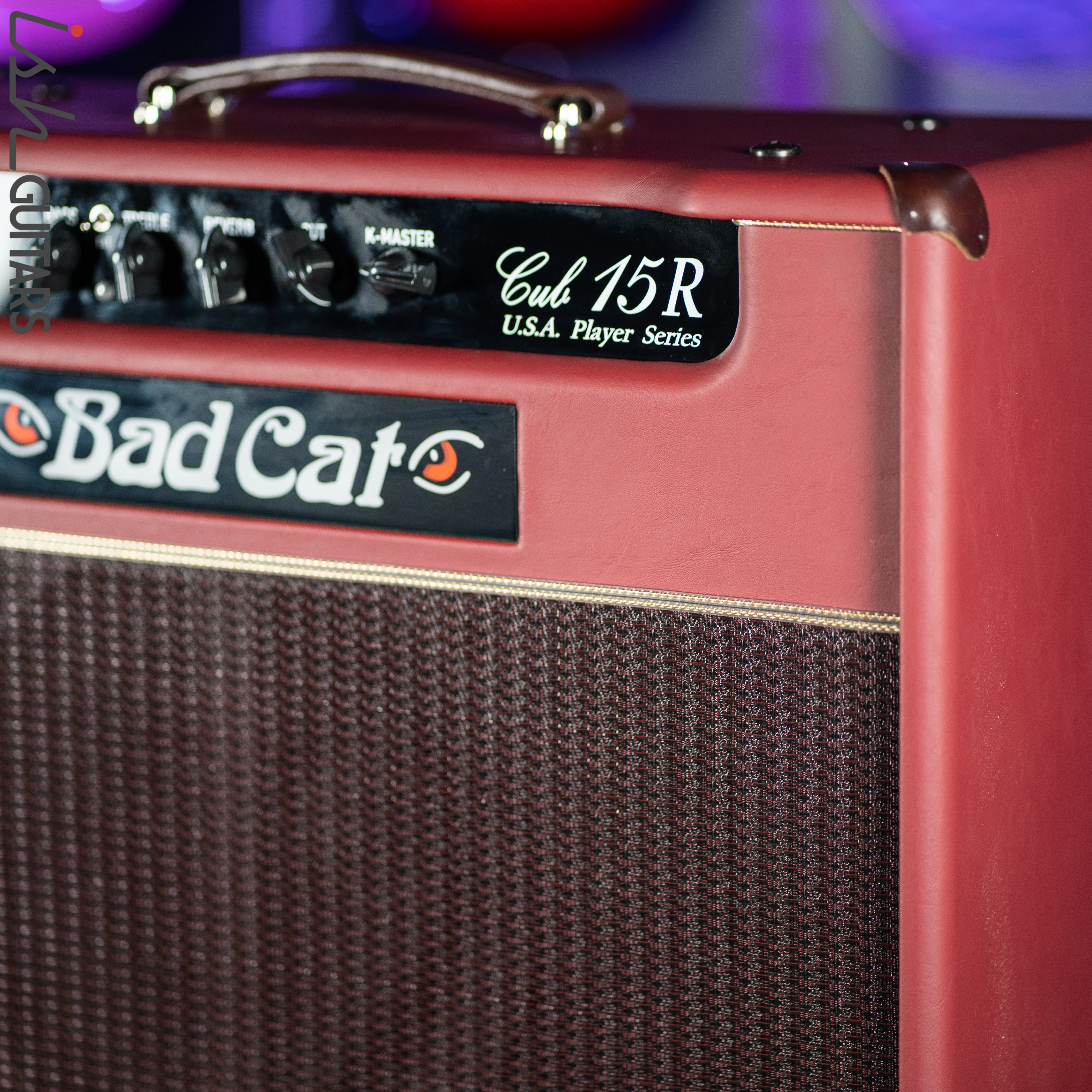 Bad Cat Cub 15R USA Player Series 15W 1x12 Tube Combo Amp Red - Image 3