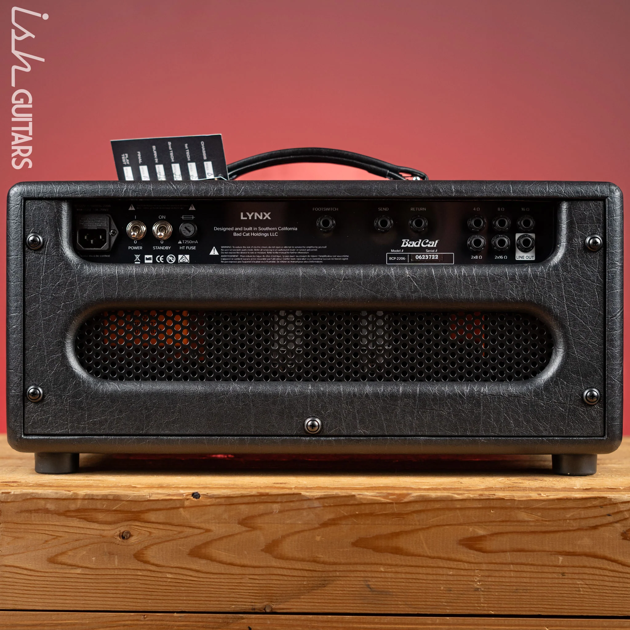 Bad Cat Lynx Black 50W Guitar Amplifier Head Demo - Image 4