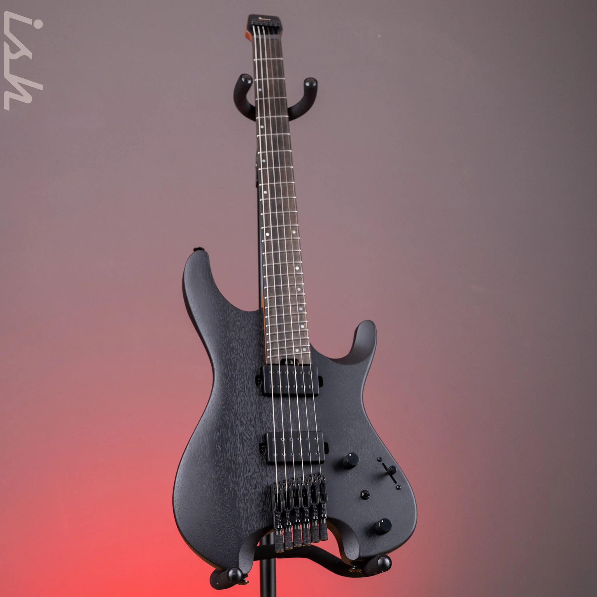 Ibanez Iron Label QX52B Electric Guitar Weathered Black - Image 2