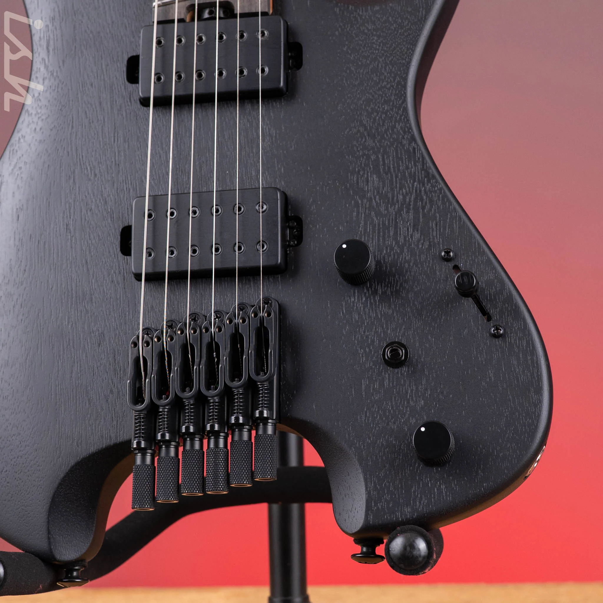 Ibanez Iron Label QX52B Electric Guitar Weathered Black - Image 5