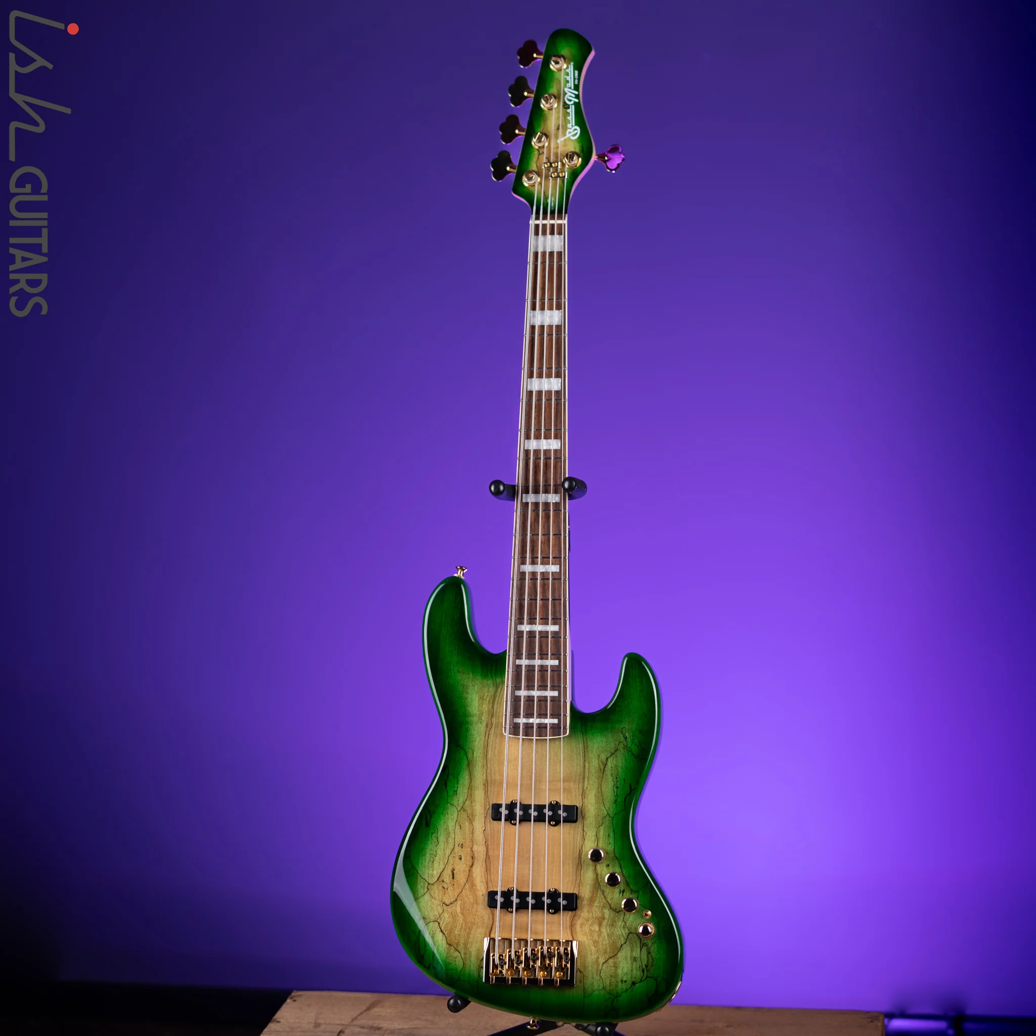 BassMods Fred Hammond FH-1960 Vintage Green Burst - Image 2