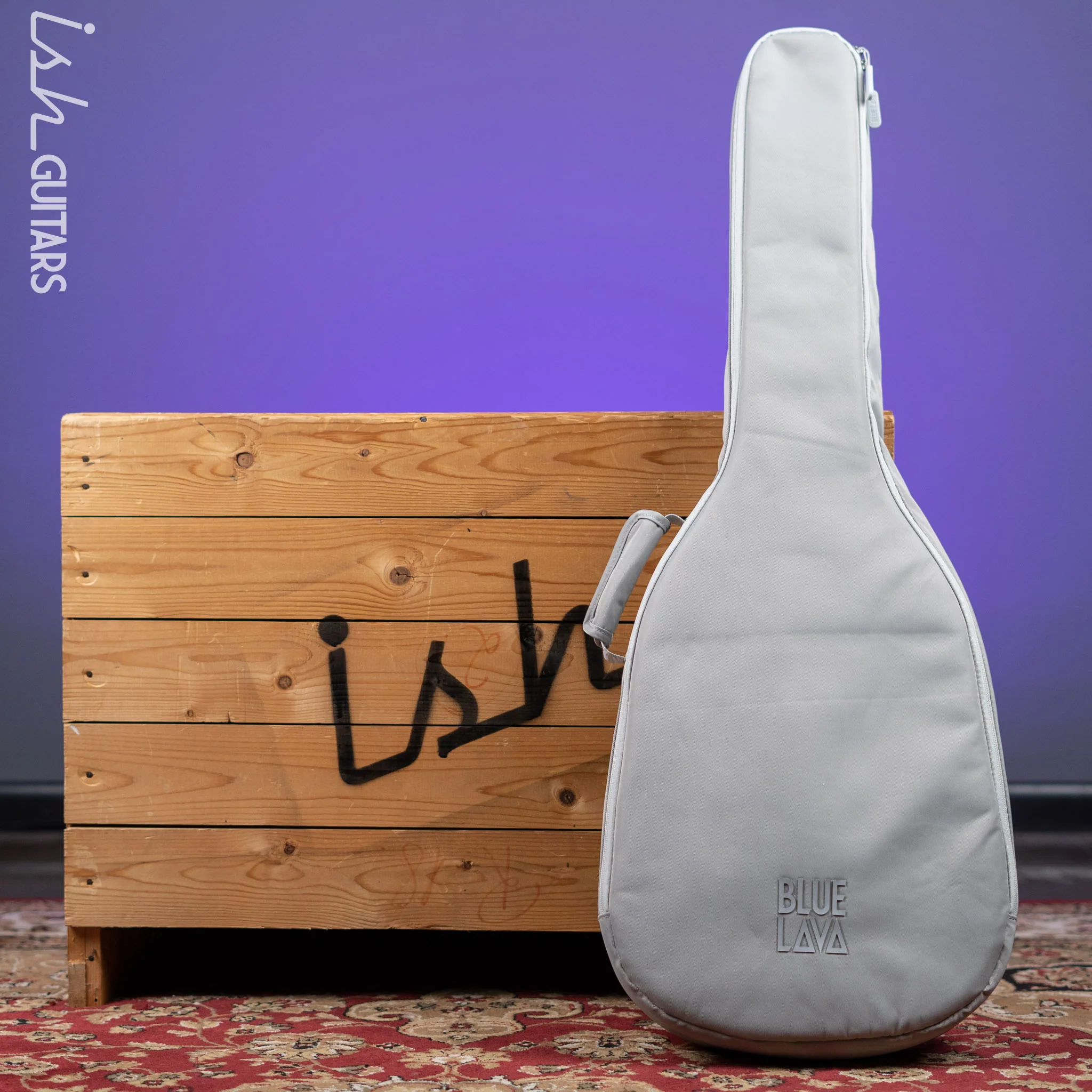 Lava Music Blue Lava Smart Acoustic Guitar Sail White w/ Lite Bag - Image 10