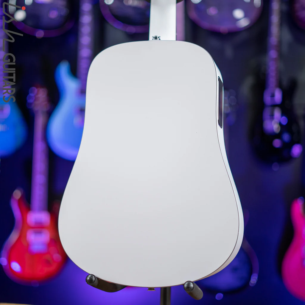 Lava Music Blue Lava Smart Acoustic Guitar Sail White w/ Lite Bag - Image 7