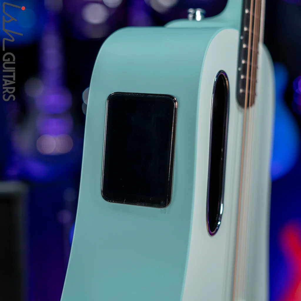 Lava Music Blue Lava Smart Acoustic Guitar Aqua/Mint Green w/ Airflow Bag - Image 8
