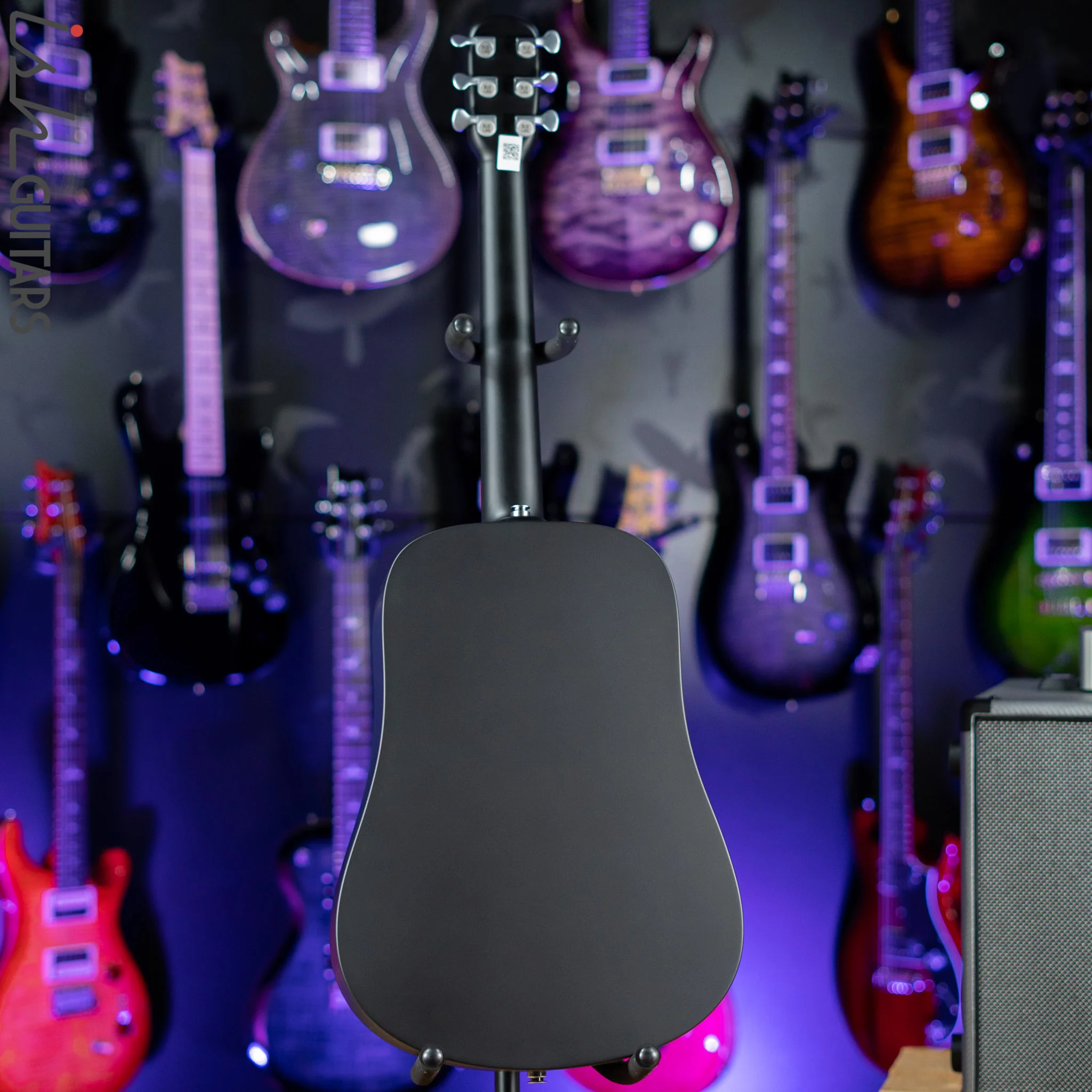 Lava Music Blue Lava Touch Smart Acoustic Guitar Midnight Black w/ Airflow Bag - Image 6