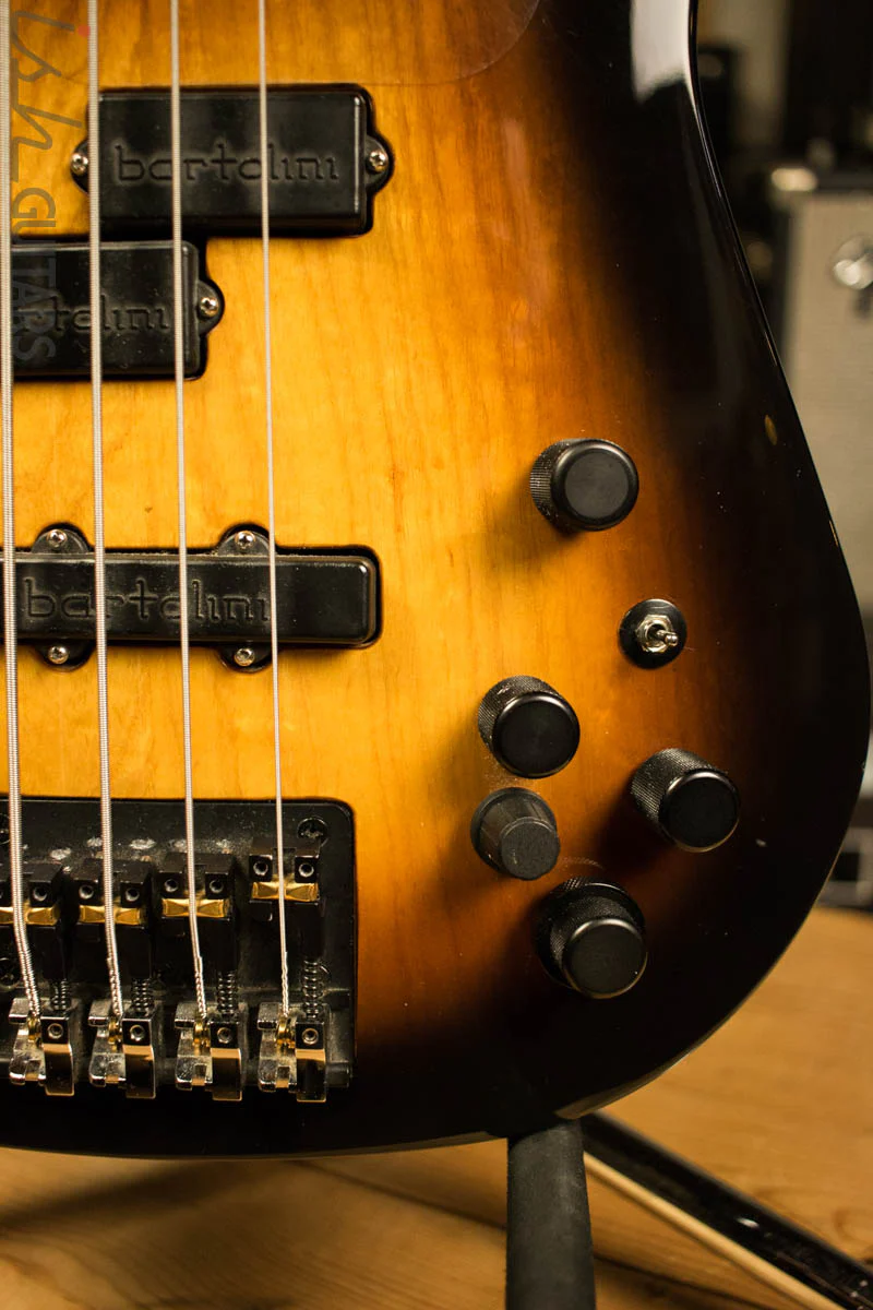 1998 Brian Moore Custom Shop TC4P Bass Guitar - Image 4