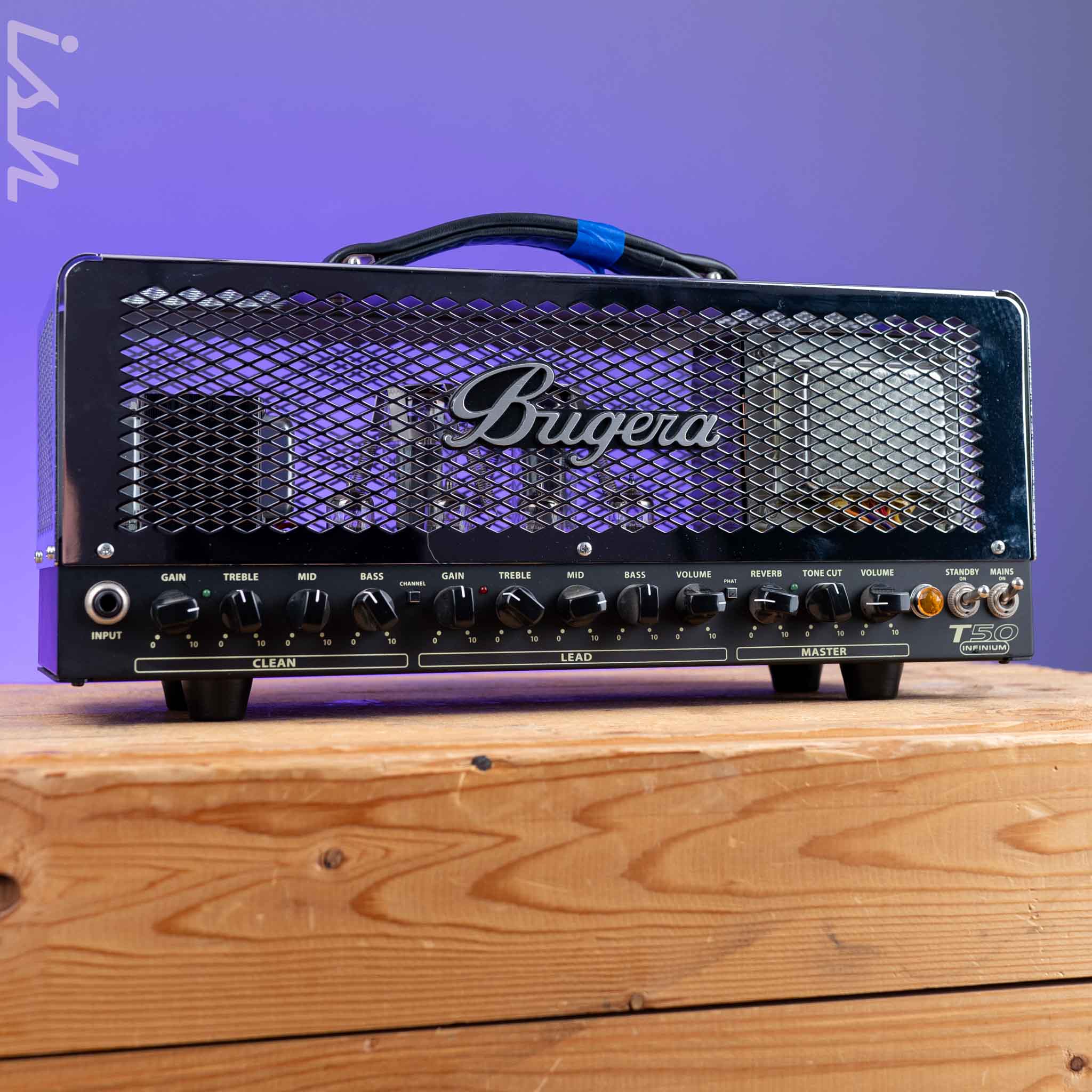 Bugera T50 Infinium 50-watt 2-channel Tube Head Chrome