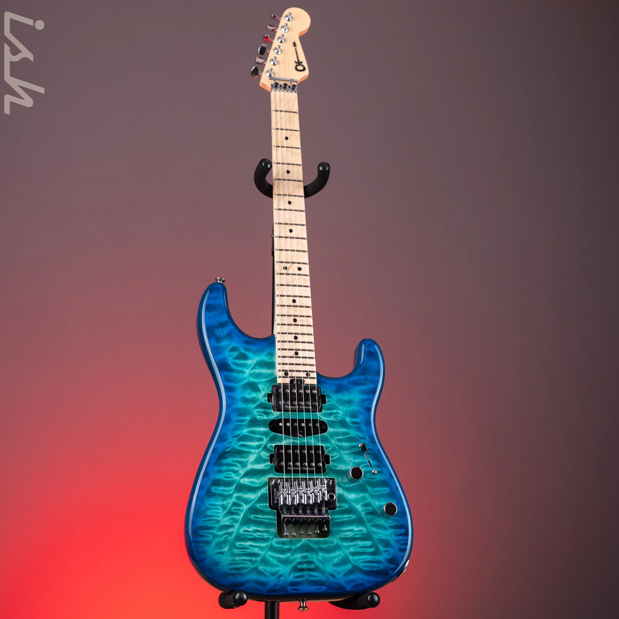 Charvel SMJ San Dimas Style 1 HSH FR M Caribbean Burst - Image 2