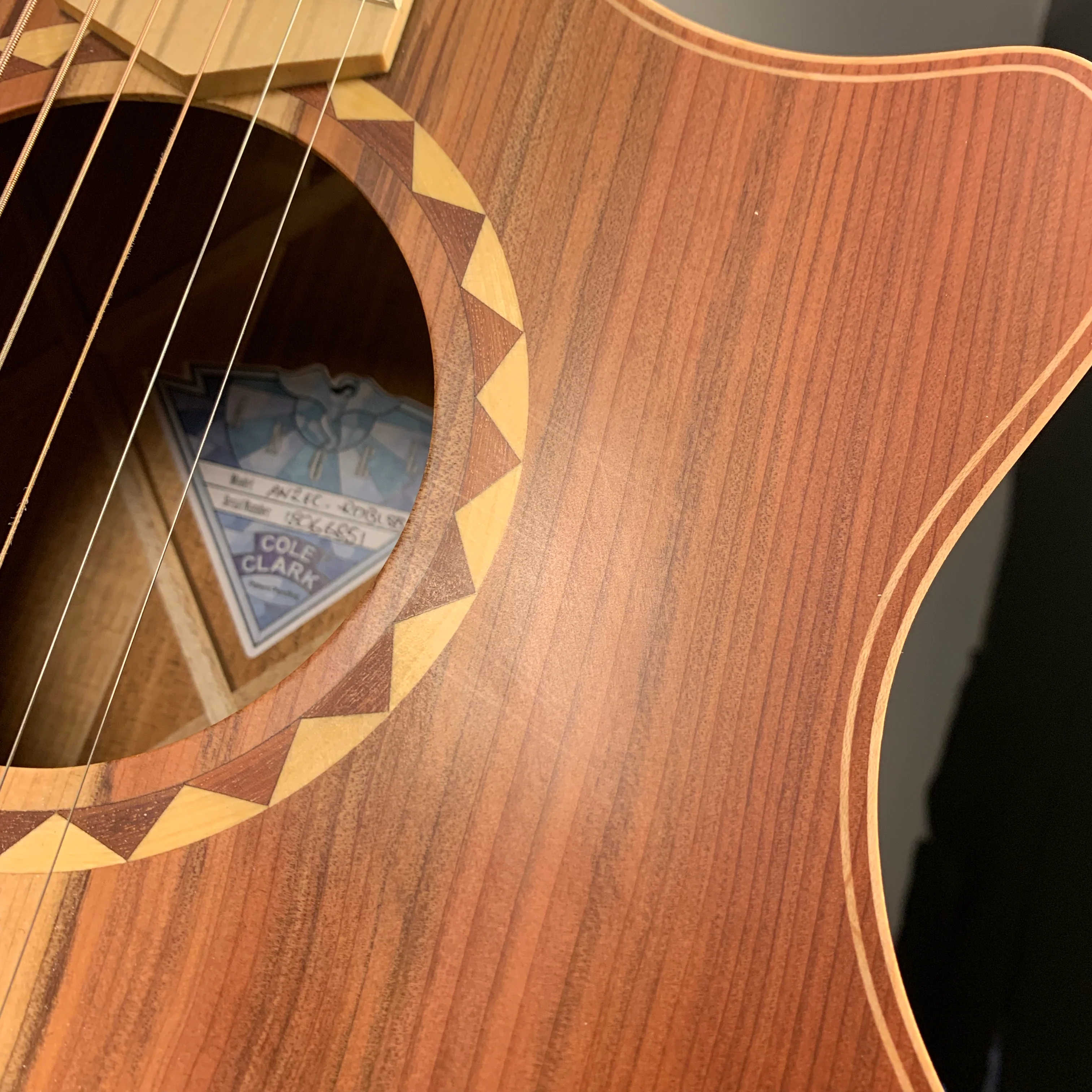 Cole Clark Angel AN2EC-RDBLSB Redwood Blackwood - Image 11