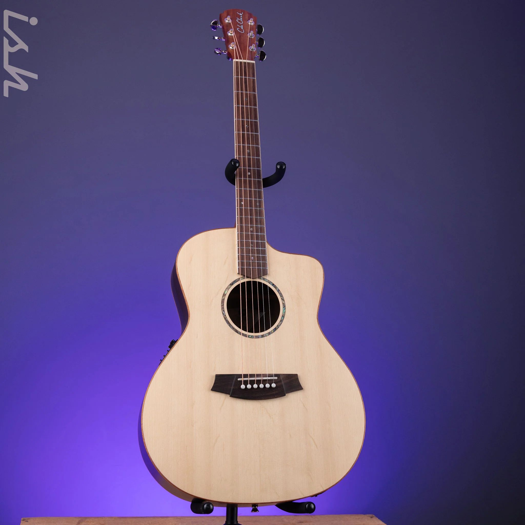 Cole Clark Studio Grand Auditorium SAN1EC Acoustic-Electric Guitar - Image 2