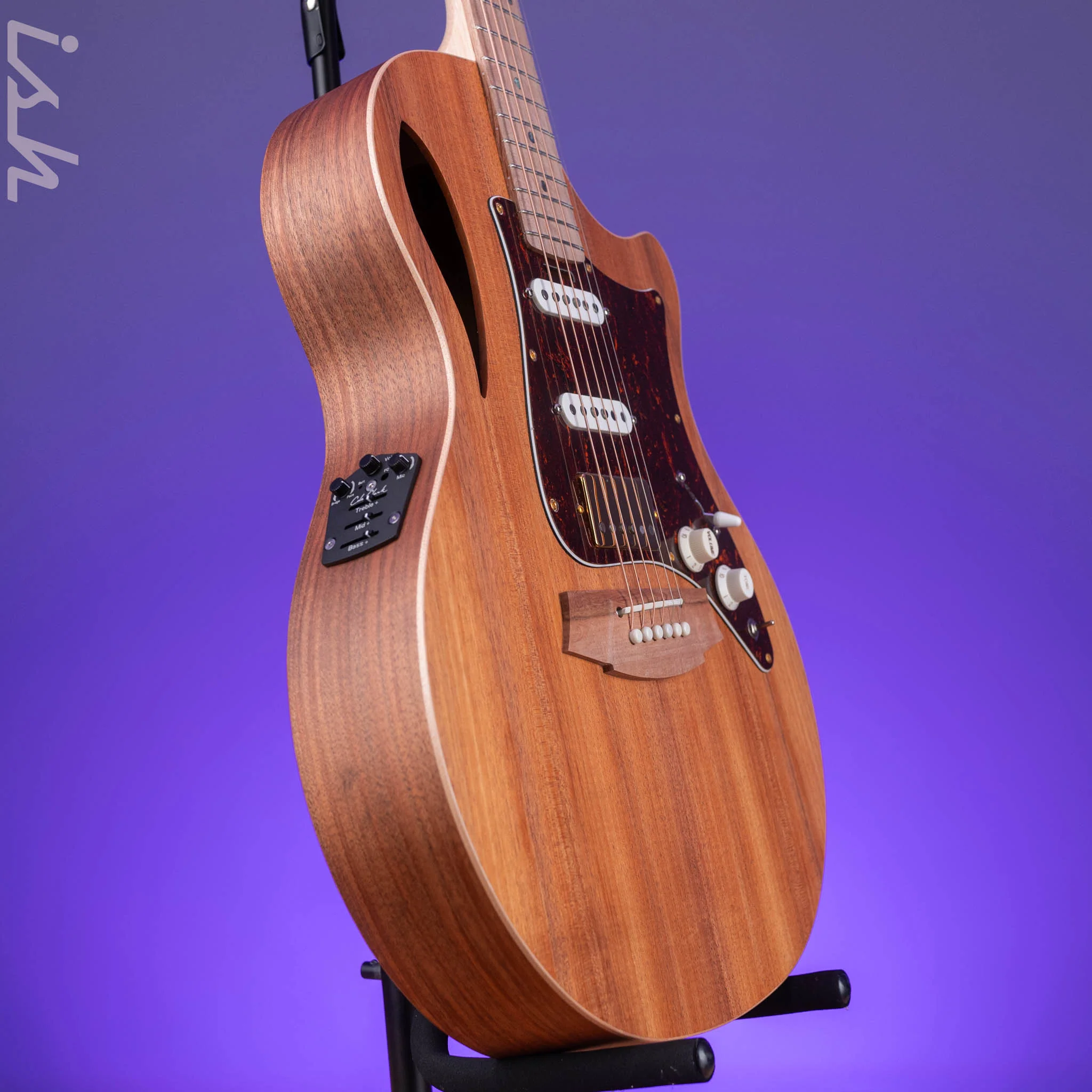 Cole Clark TL2EC-BLBL-HSS Acoustic-Electric Guitar Blackwood - Image 3