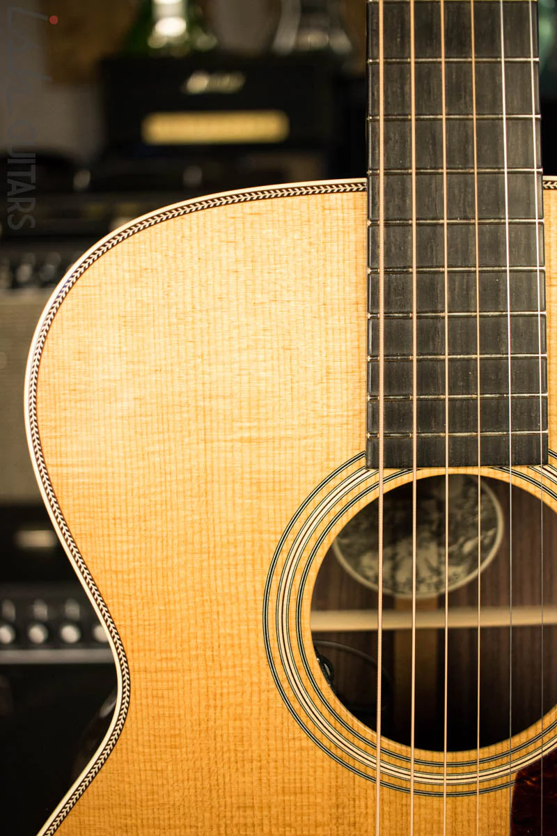 Collins OM2HT Acoustic Guitar - Image 3