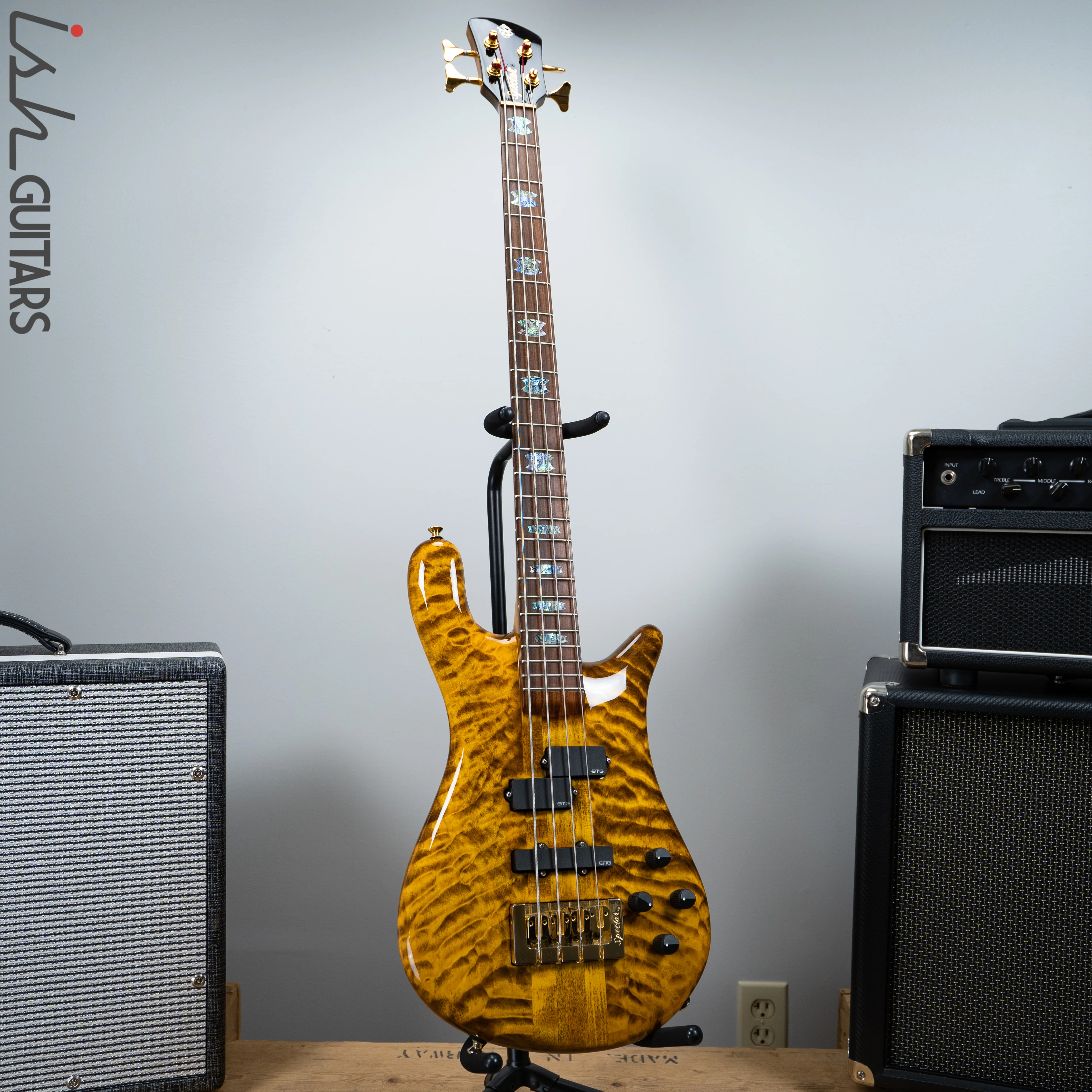 2017 USA Spector NS-2 Custom Tiger Eye Finish Premium Quilted Maple Gloss - Image 2