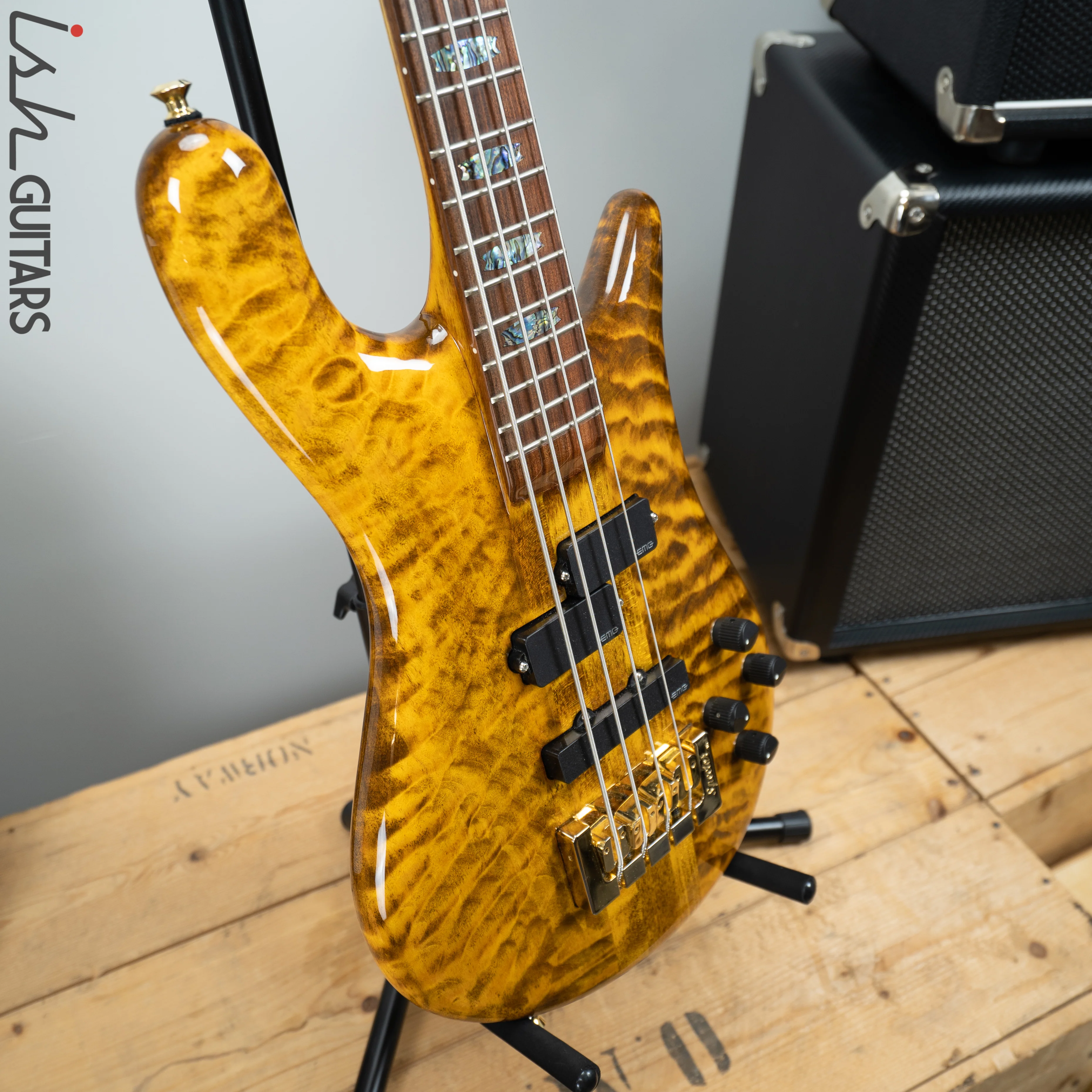 2017 USA Spector NS-2 Custom Tiger Eye Finish Premium Quilted Maple Gloss - Image 5