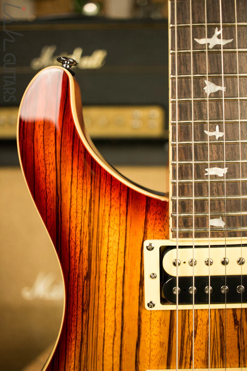 2018 Paul Reed Smith PRS SE Custom 24 - Zebrawood - Image 3