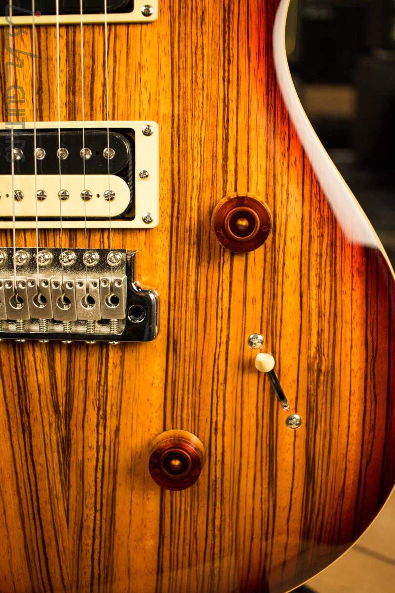 2018 Paul Reed Smith PRS SE Custom 24 - Zebrawood - Image 4