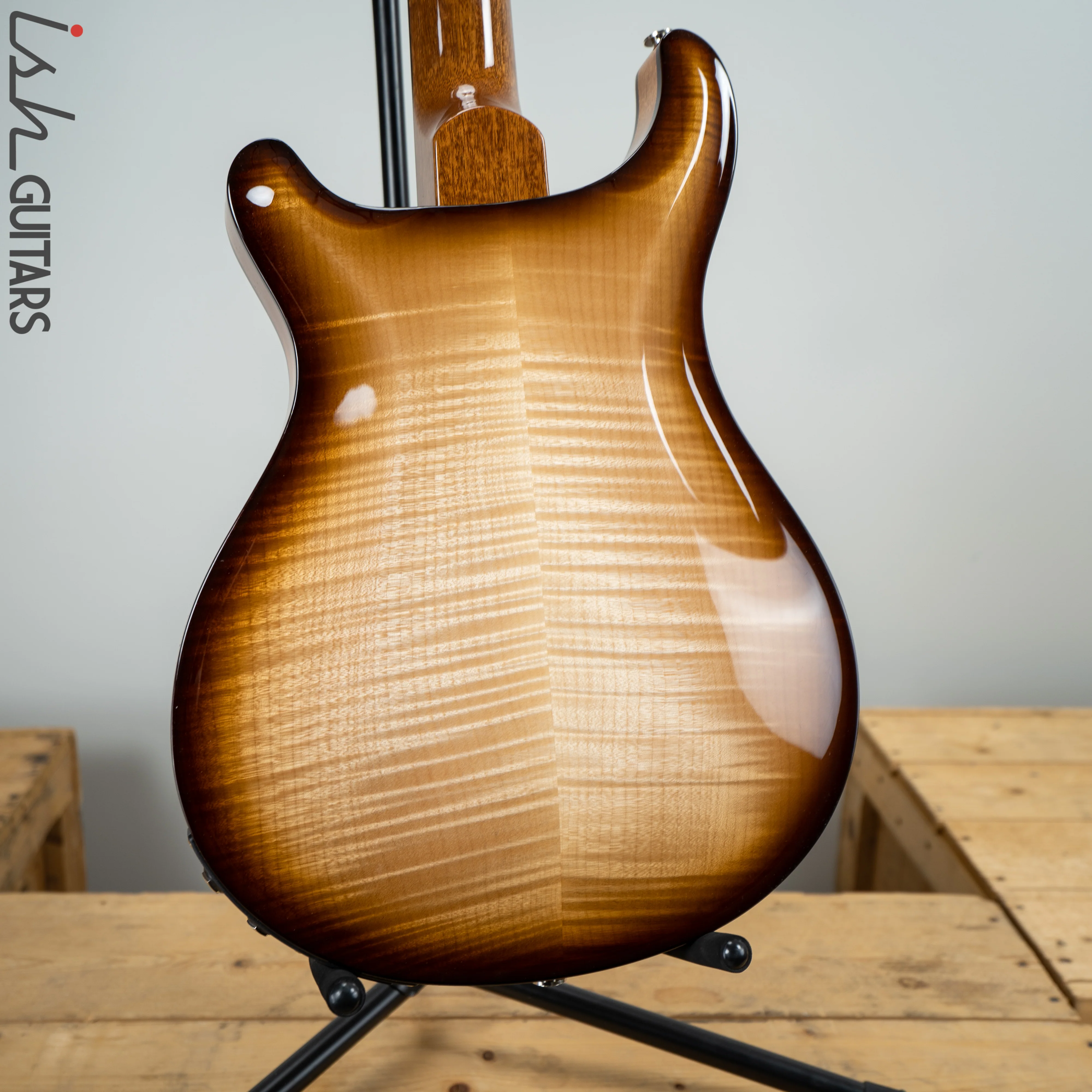 2019 Paul Reed Smith PRS Hollowbody II Piezo Natural Tobacco Wrap Burst Ebony Fretboard - Image 8