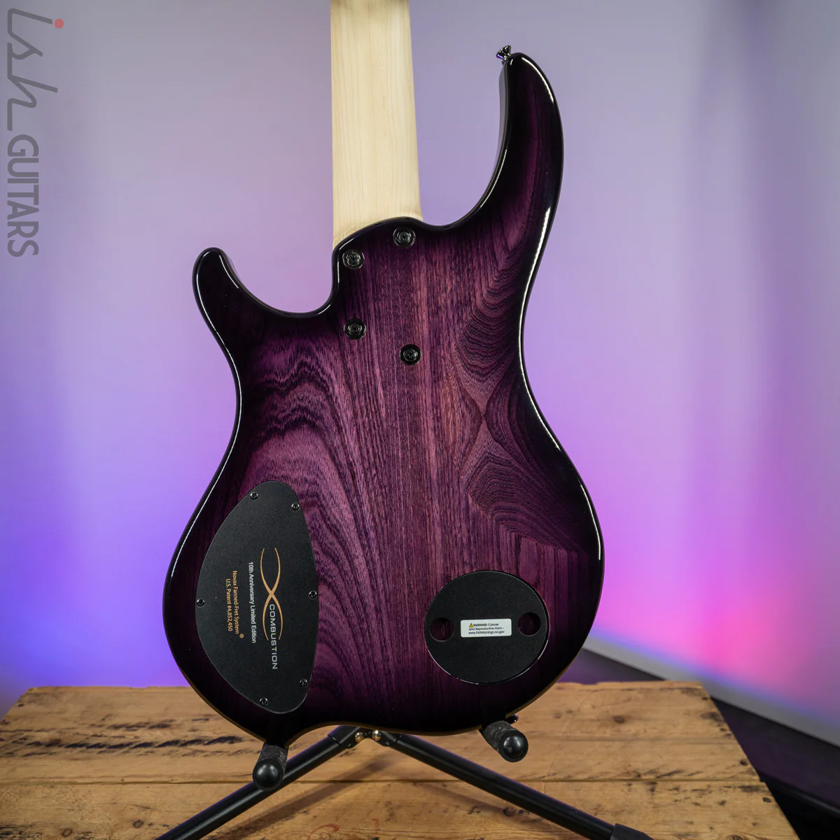 Dingwall 10th Anniversary Combustion 5-String 2 PUP Amethystburst Pau Ferro Fretboard B-Stock - Image 11