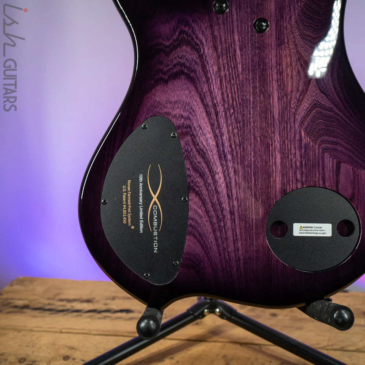 Dingwall 10th Anniversary Combustion 5-String 2 PUP Amethystburst Pau Ferro Fretboard B-Stock - Image 13