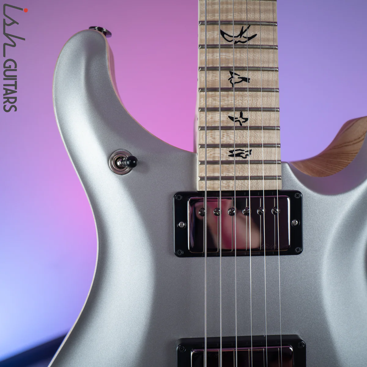 2020 PRS Paul Reed Smith McCarty 594 Wood Library Platinum Satin Ash Maple Neck - Image 3