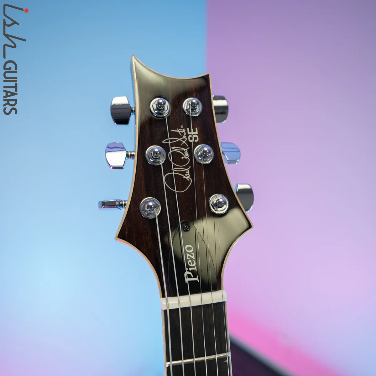 2020 PRS SE Hollowbody II Piezo Black Gold Burst - Image 6