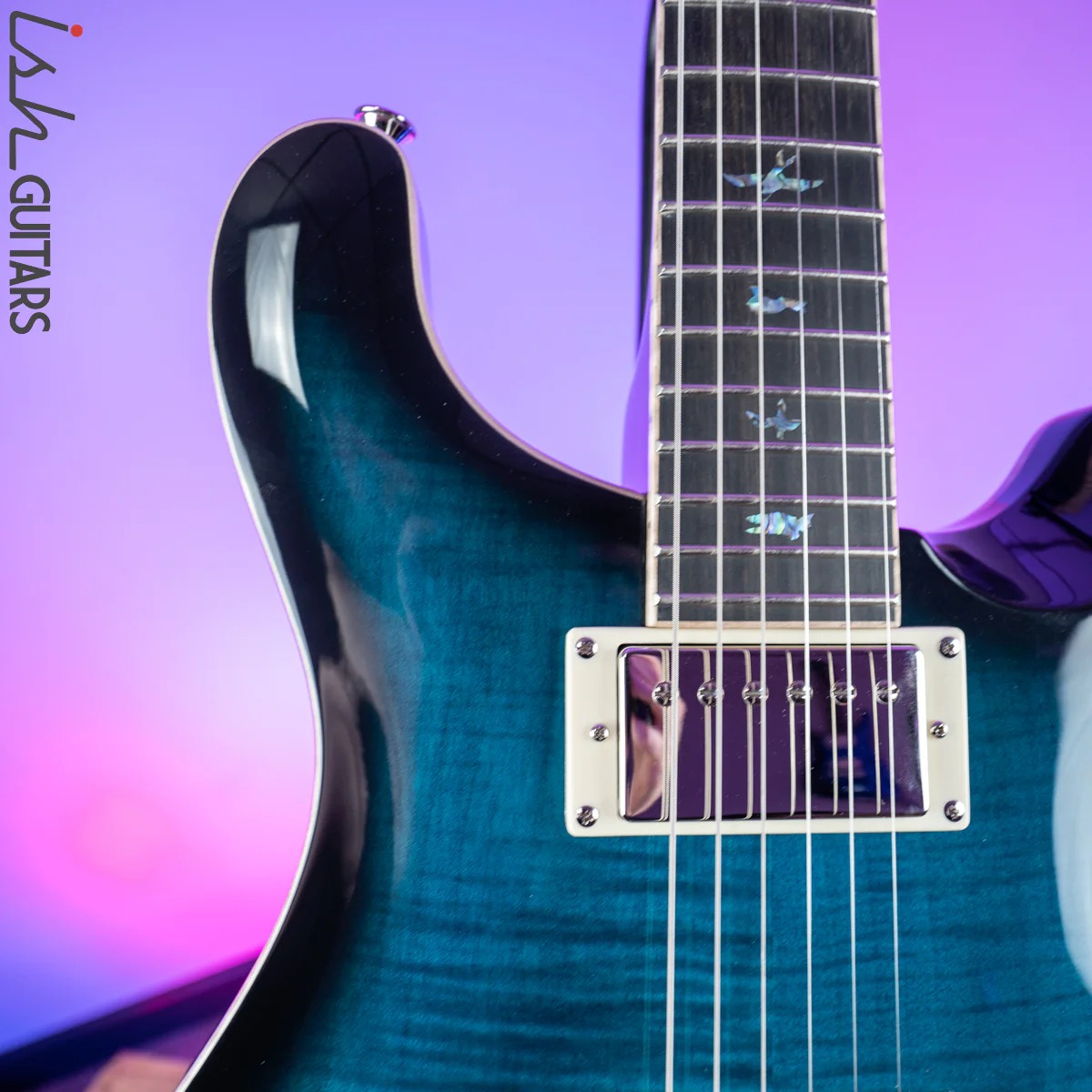 2020 PRS Paul Reed Smith SE Hollowbody II Piezo Peacock Blue - Image 3