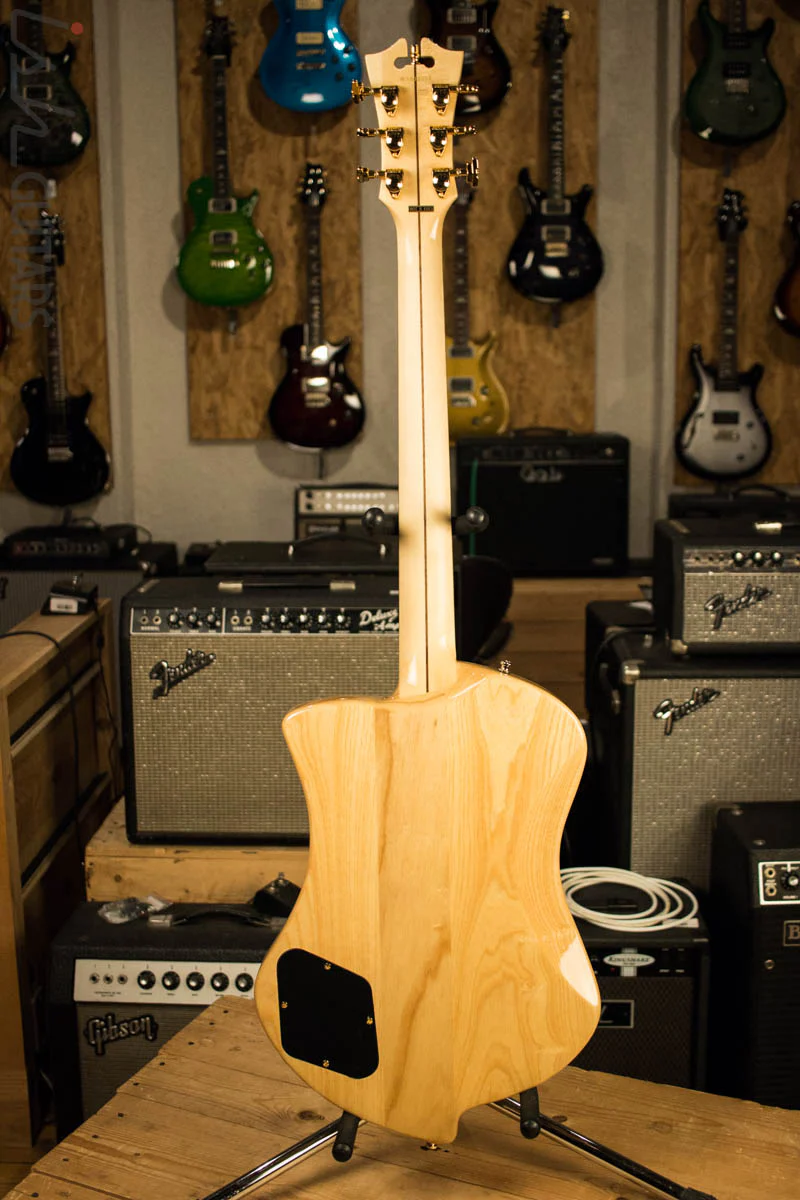 D'Angelico Deluxe Ludlow Swamp Ash Electric Natural Finish - Image 8