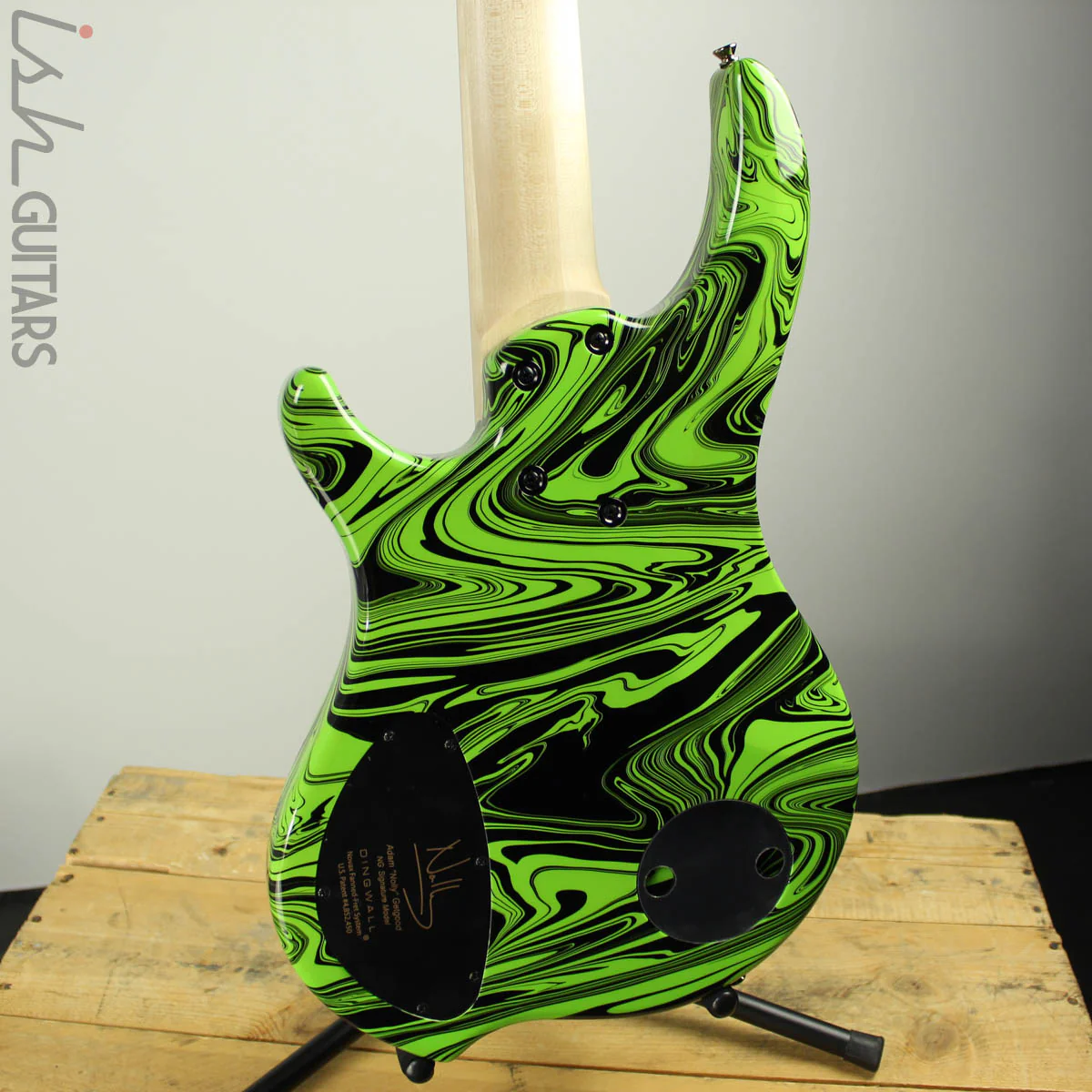 Dingwall NG2 5-String Ferrari Green Swirl Maple Fretboard B-Stock - Image 7