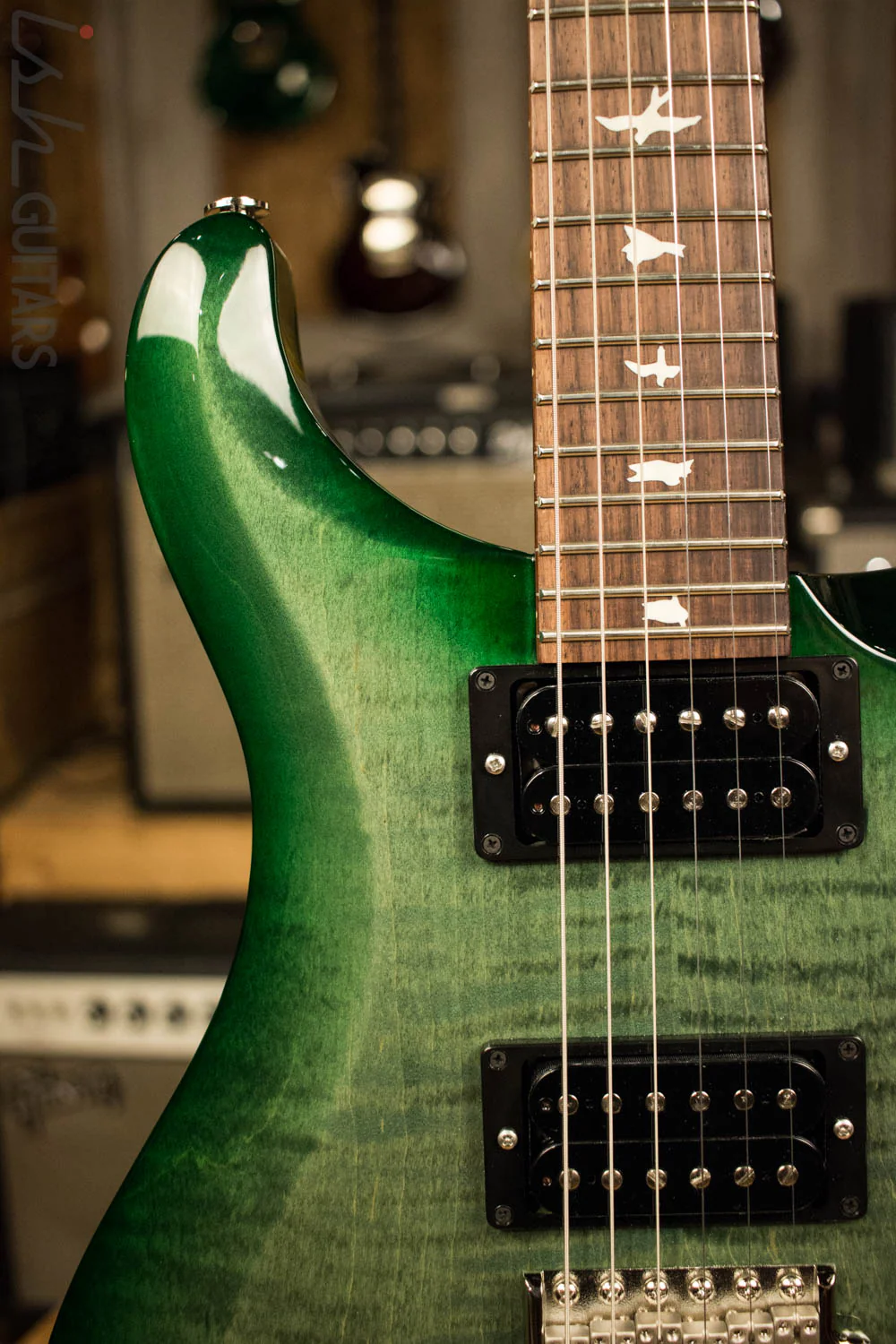 2018 Paul Reed Smith PRS S2 Custom 24 - Moss Green - Image 3