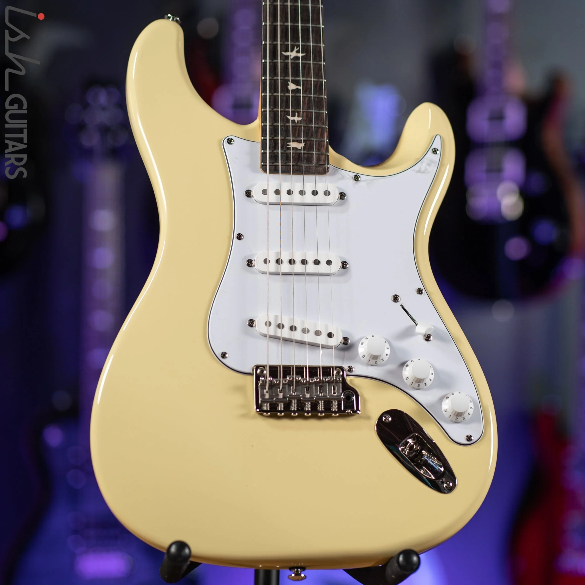 PRS SE Silver Sky Moon White Demo