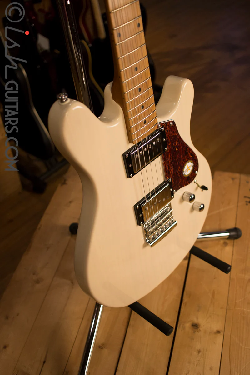 Sterling by Music Man Valentine Signature Electric Guitar Trans Buttermilk - Image 6