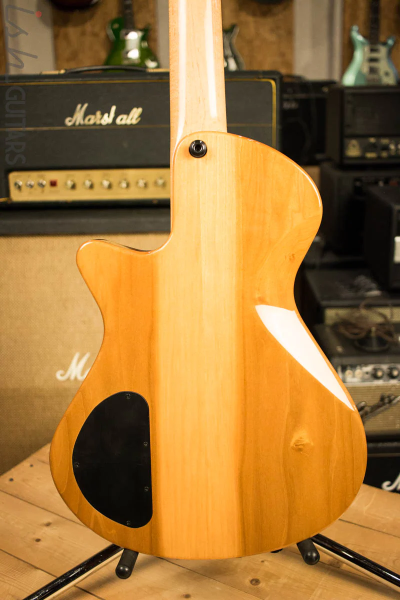 Veillette Paris Four String Fretless Bass Poplar Walnut Natural - Image 7